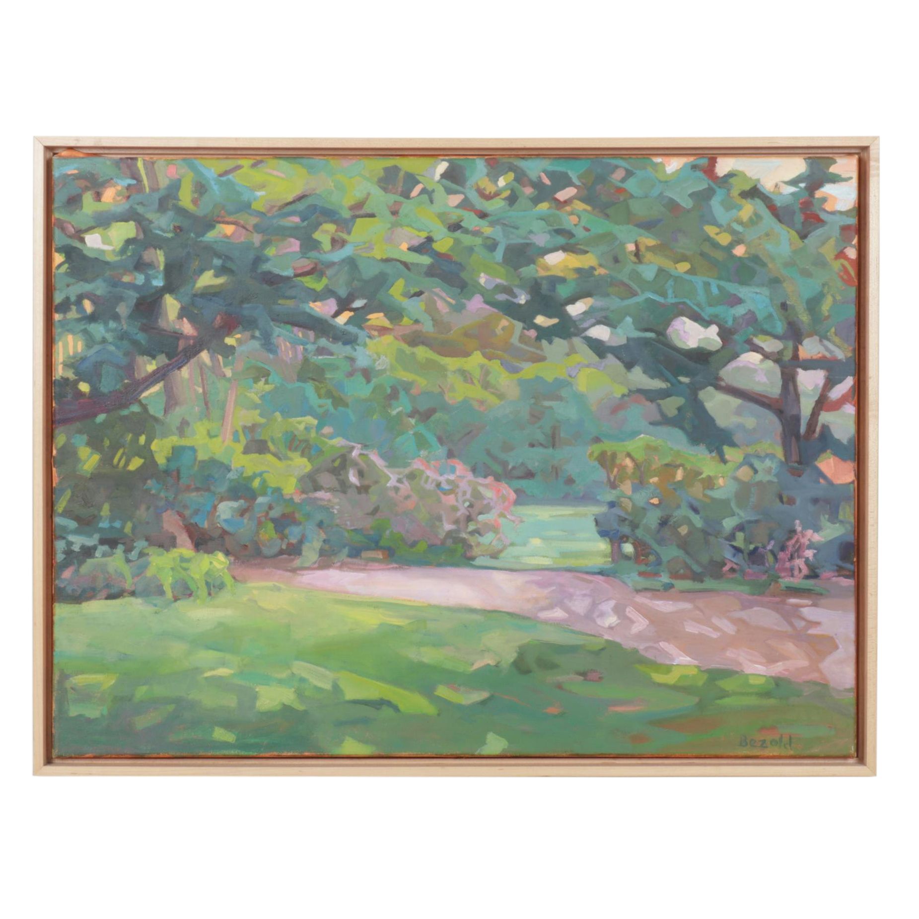 Todd Bezold Landscape Oil Painting "Summer Afternoon," 2014
