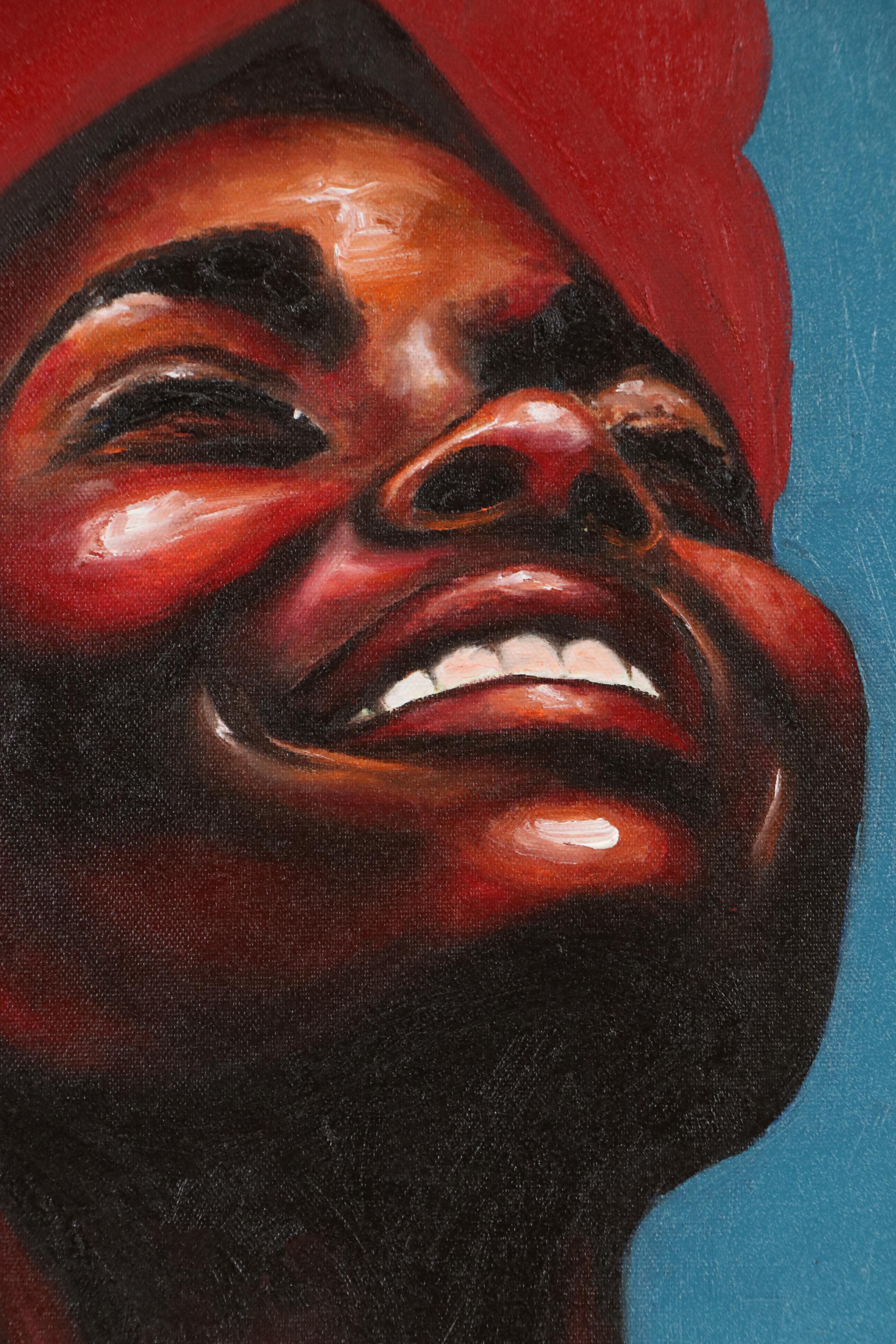 Oluwakemi Omowaire Oil Portrait "This Joy Remains.," 21st Century