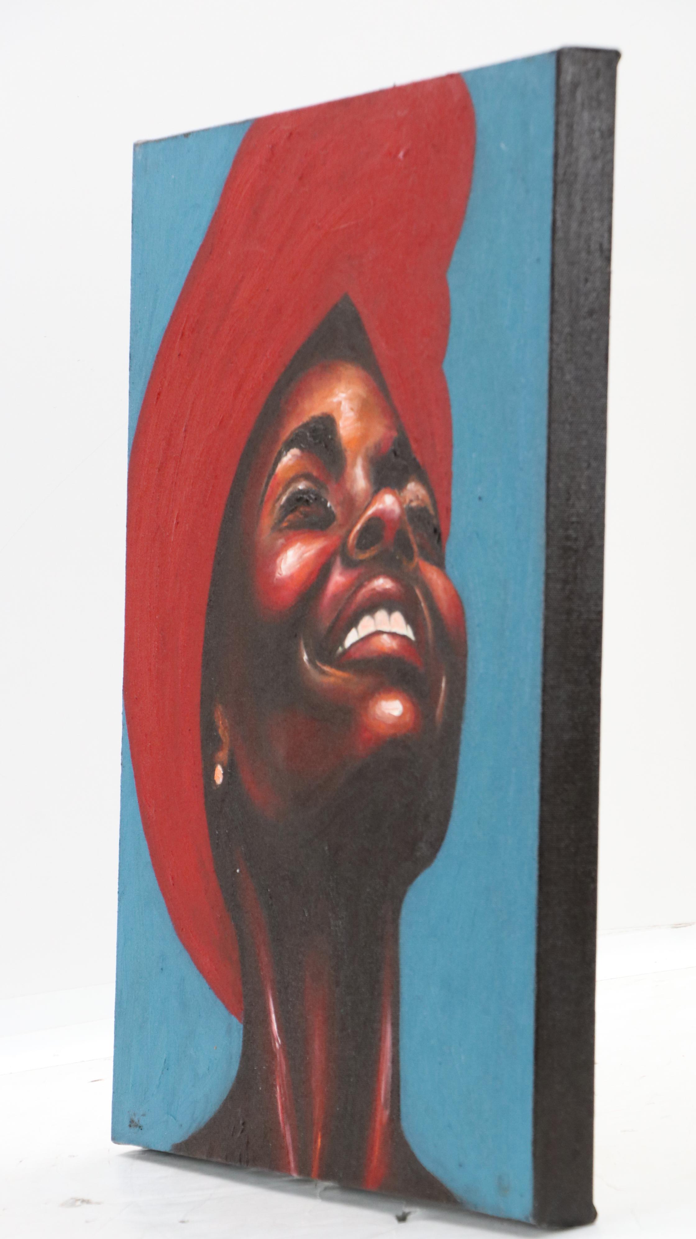 Oluwakemi Omowaire Oil Portrait "This Joy Remains.," 21st Century