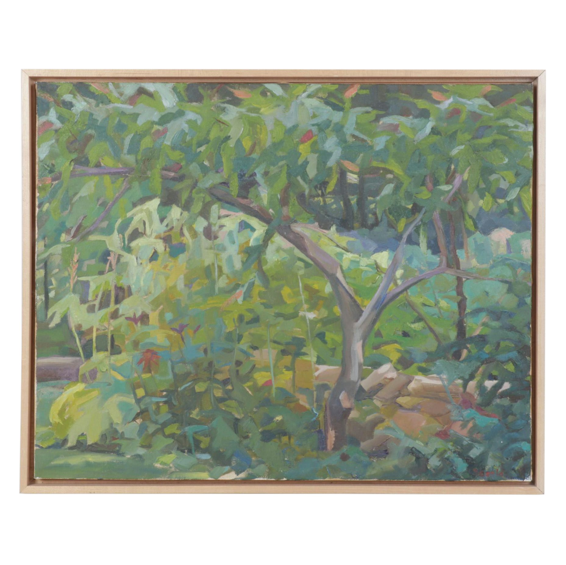 Todd Bezold Oil Painting Landscape Oil Painting "Summer Greens," 2014