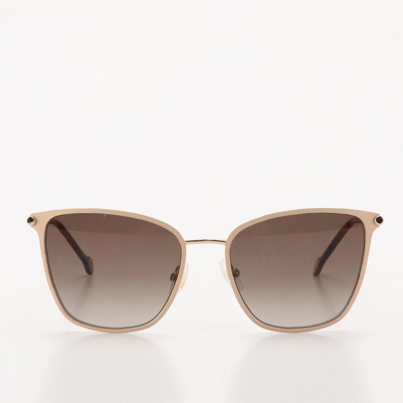 Carolina Herrera CH0030/S Rectangular Modified Cat-Eye Sunglasses with Case