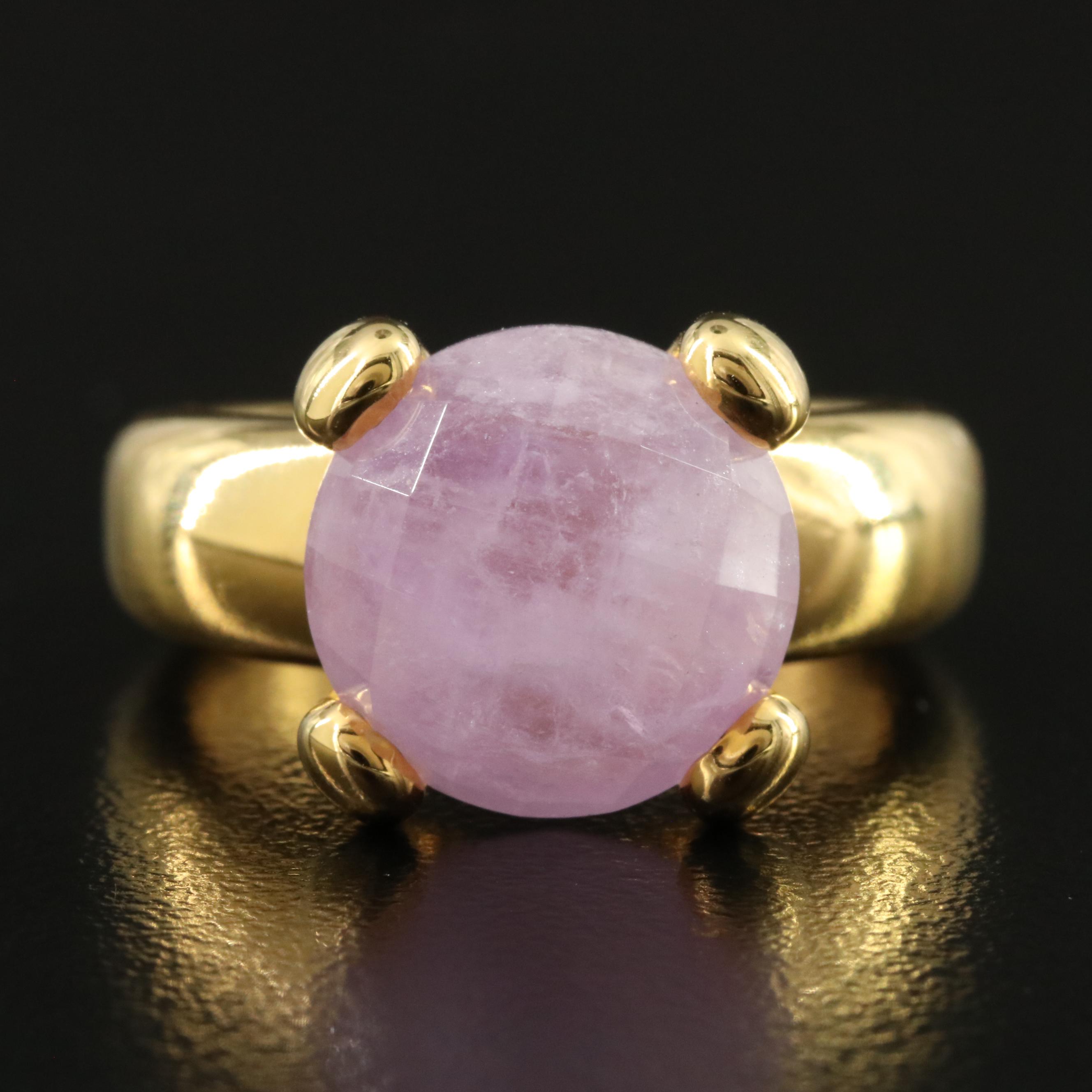 14K Electroformed Quartzite Ring