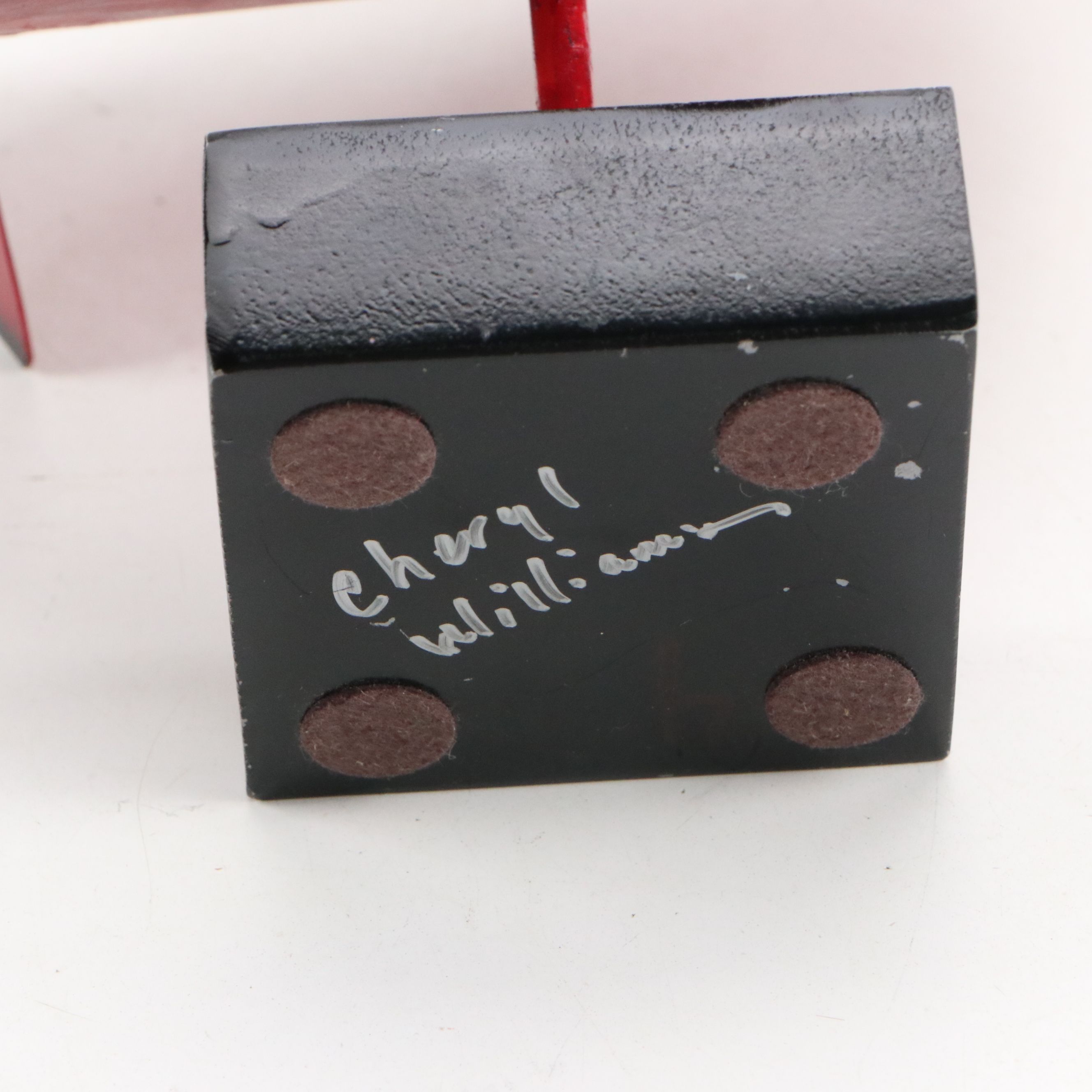 Cheryl Williams Abstract Metal Sculpture with Pearls, Late 20th Century