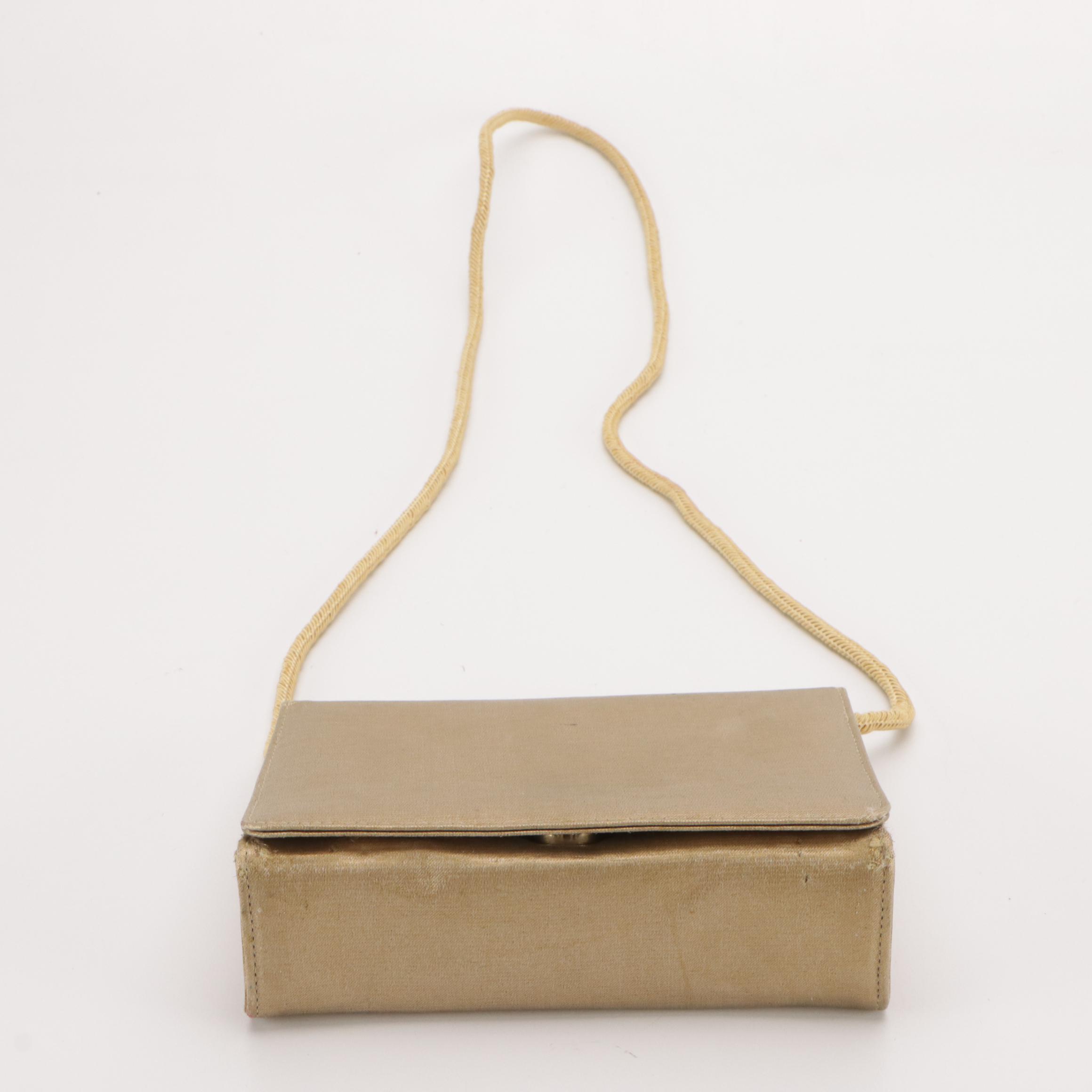 Albert Nipon Leather Crossbody, Stuart Weitzman Clutch, Other Tapestry Frame Bag