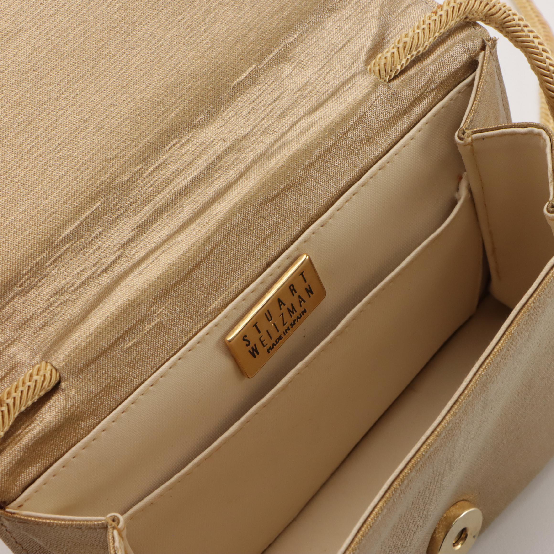 Albert Nipon Leather Crossbody, Stuart Weitzman Clutch, Other Tapestry Frame Bag