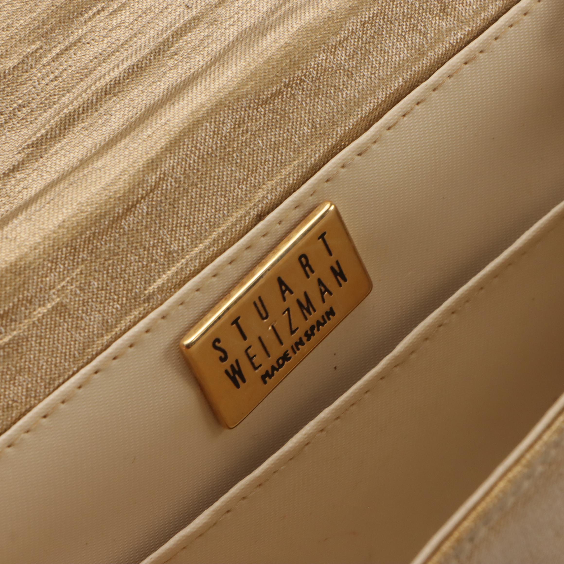 Albert Nipon Leather Crossbody, Stuart Weitzman Clutch, Other Tapestry Frame Bag