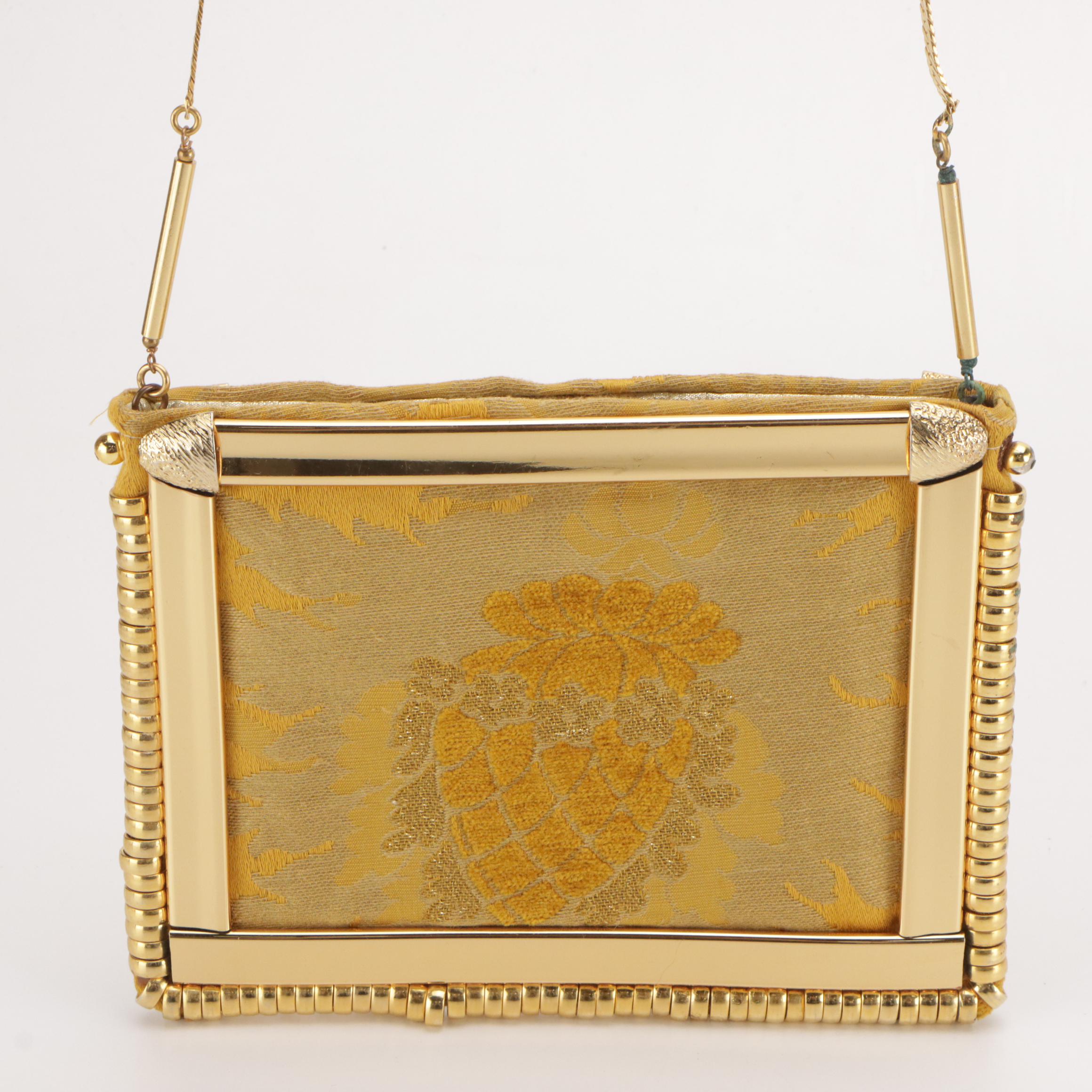 Albert Nipon Leather Crossbody, Stuart Weitzman Clutch, Other Tapestry Frame Bag