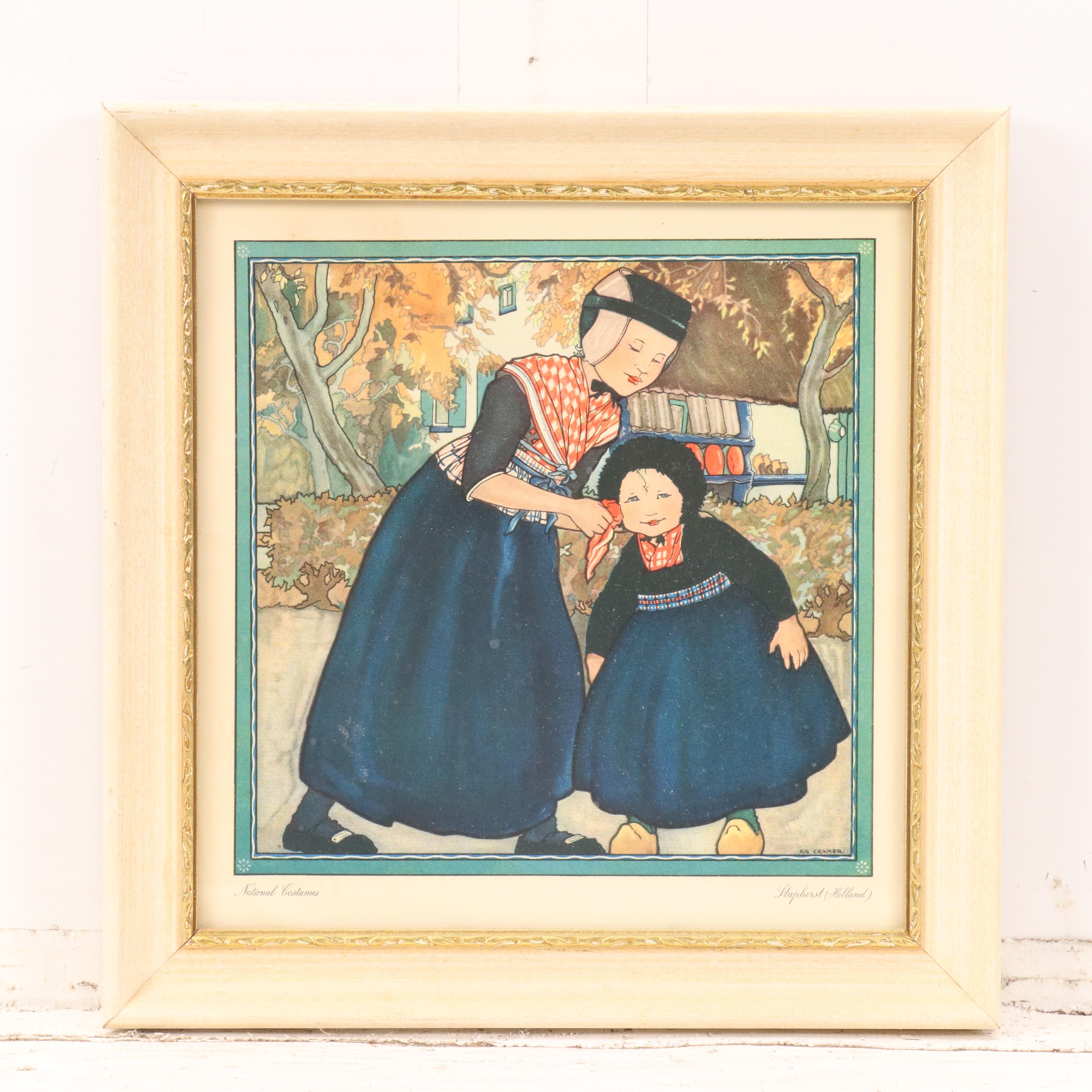 Dutch Fashion Halftones from "National Costumes" Series