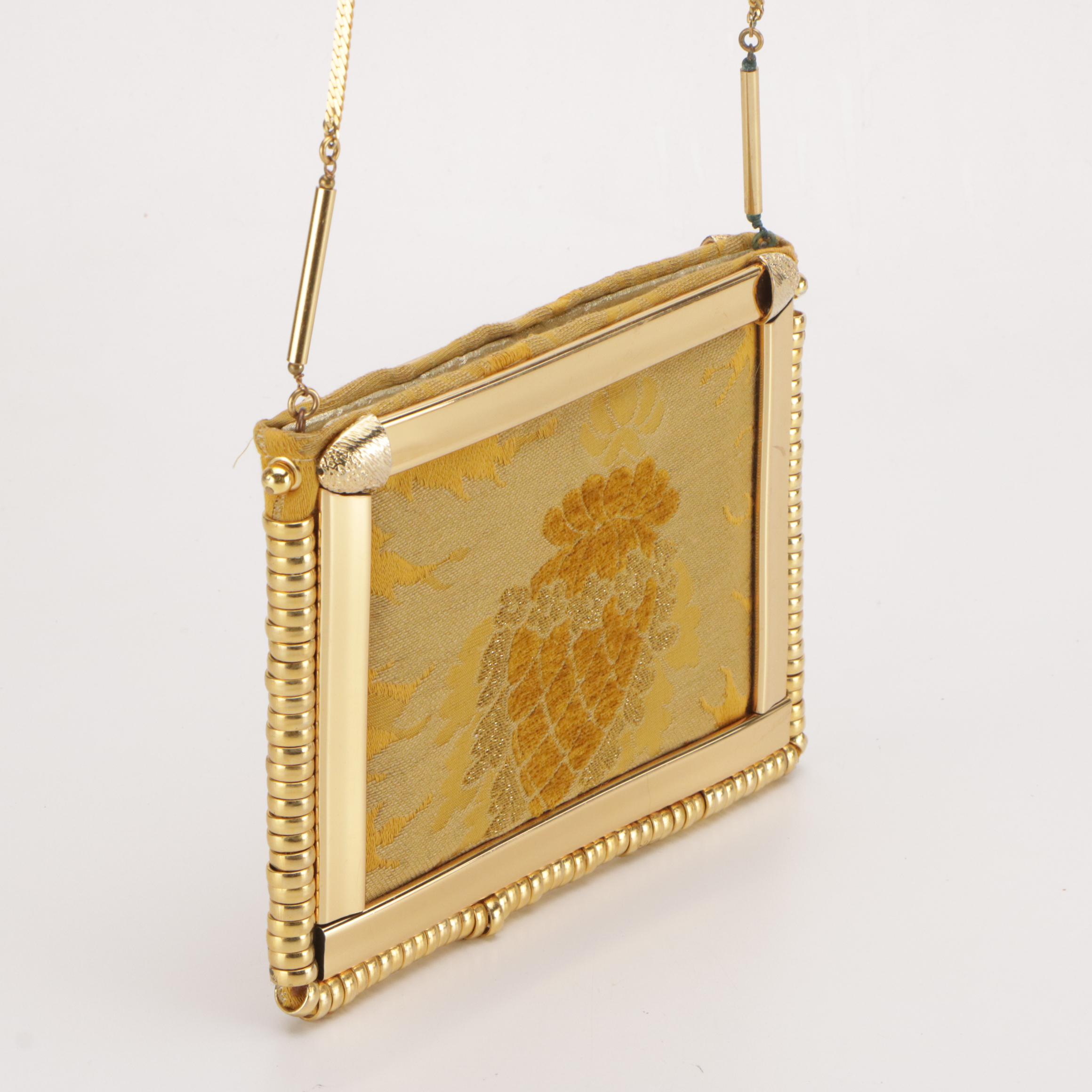 Albert Nipon Leather Crossbody, Stuart Weitzman Clutch, Other Tapestry Frame Bag