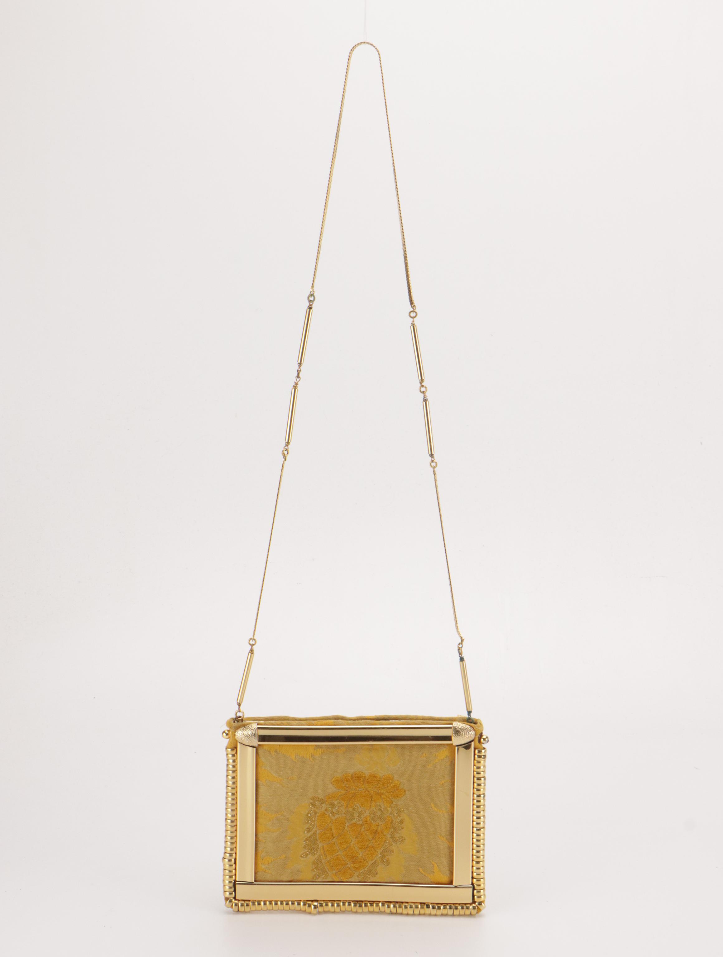 Albert Nipon Leather Crossbody, Stuart Weitzman Clutch, Other Tapestry Frame Bag