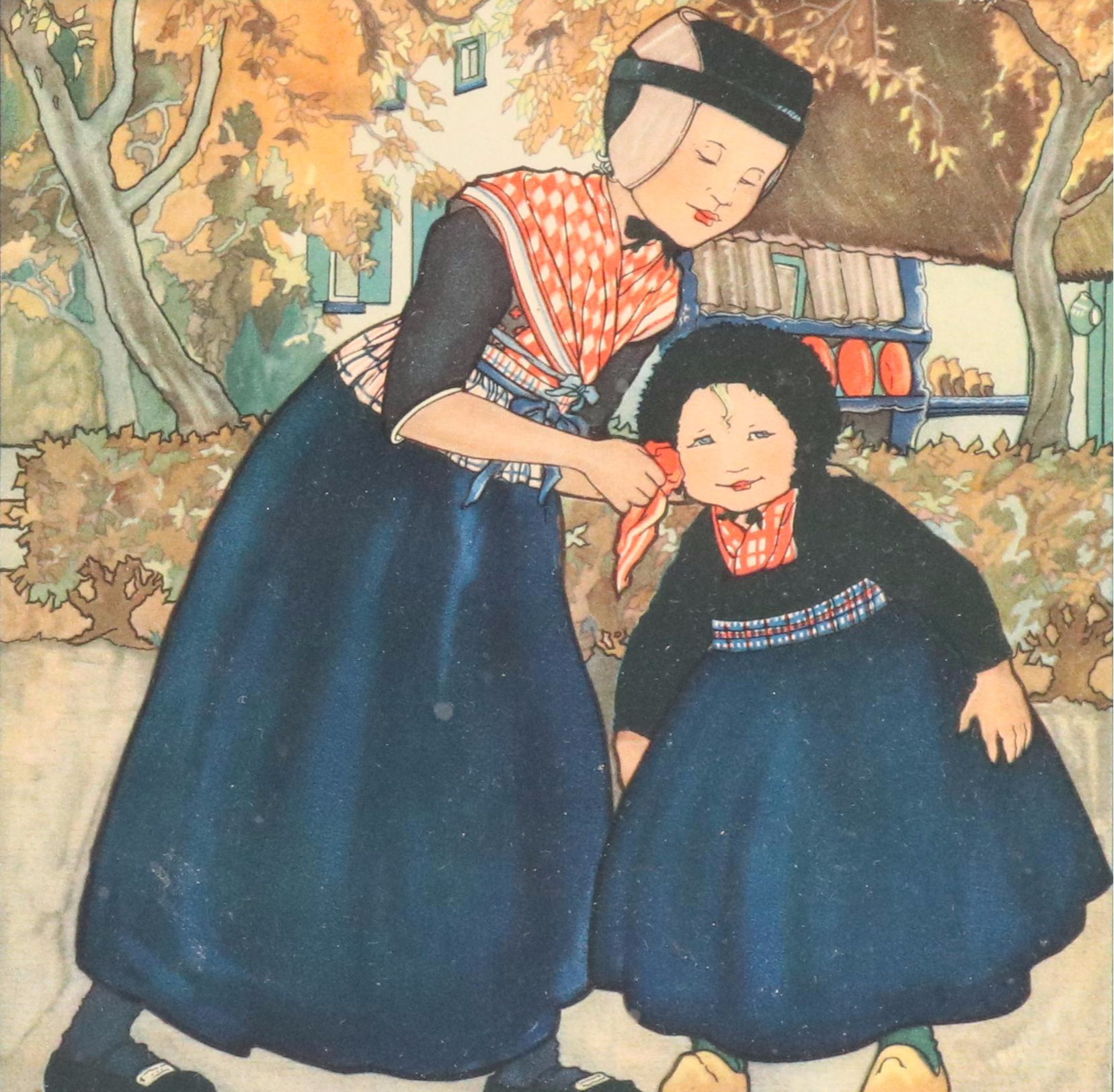 Dutch Fashion Halftones from "National Costumes" Series