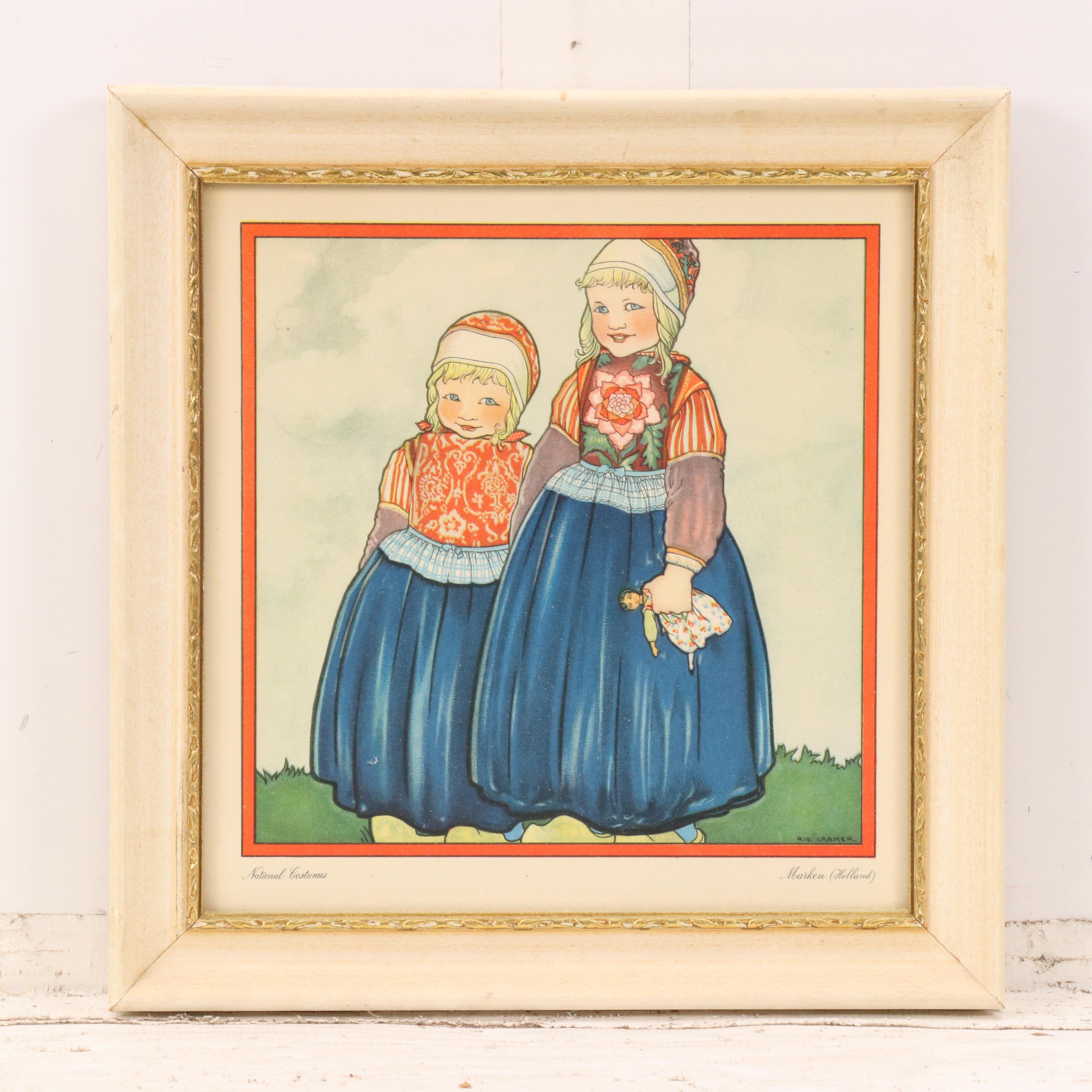 Dutch Fashion Halftones from "National Costumes" Series