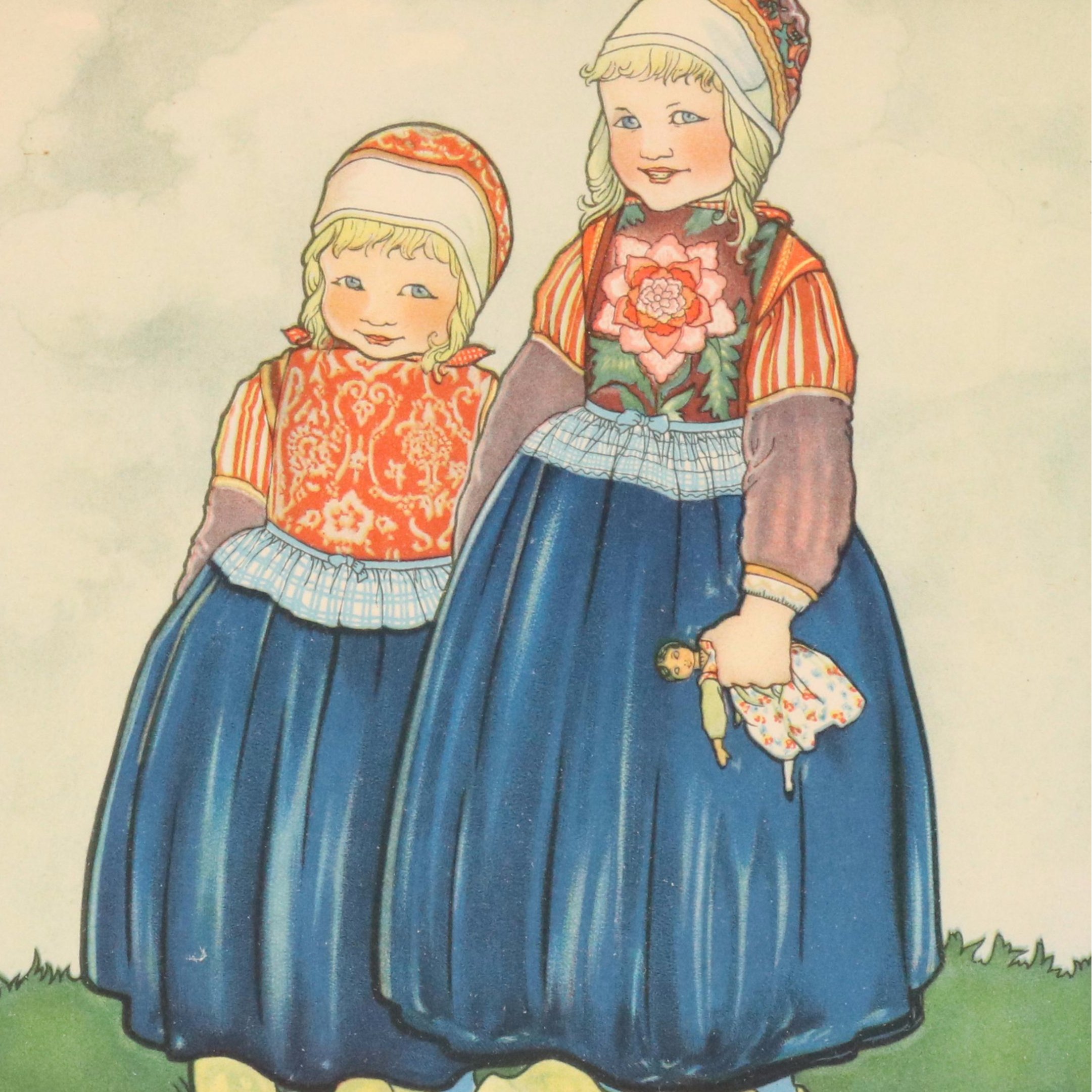 Dutch Fashion Halftones from "National Costumes" Series