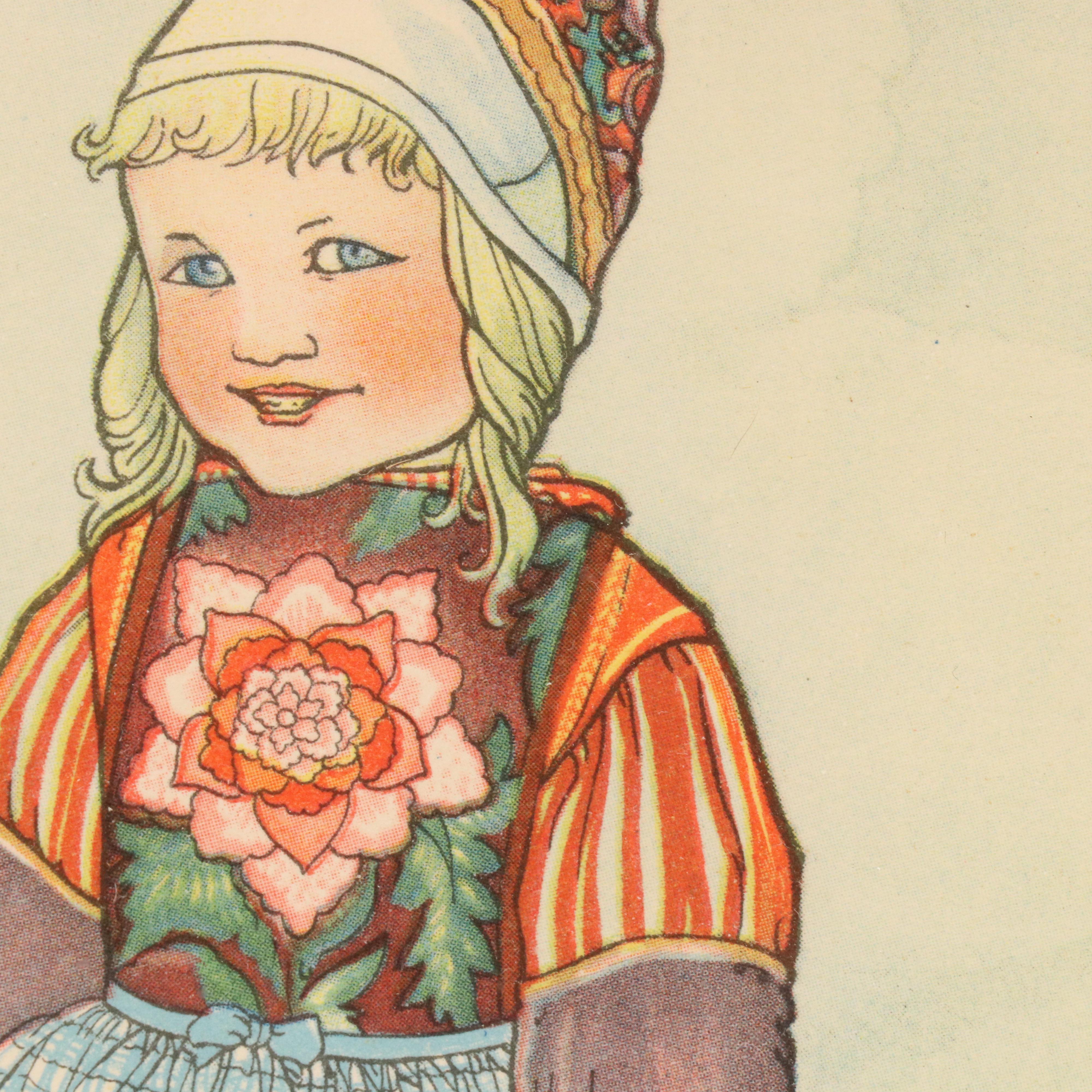 Dutch Fashion Halftones from "National Costumes" Series