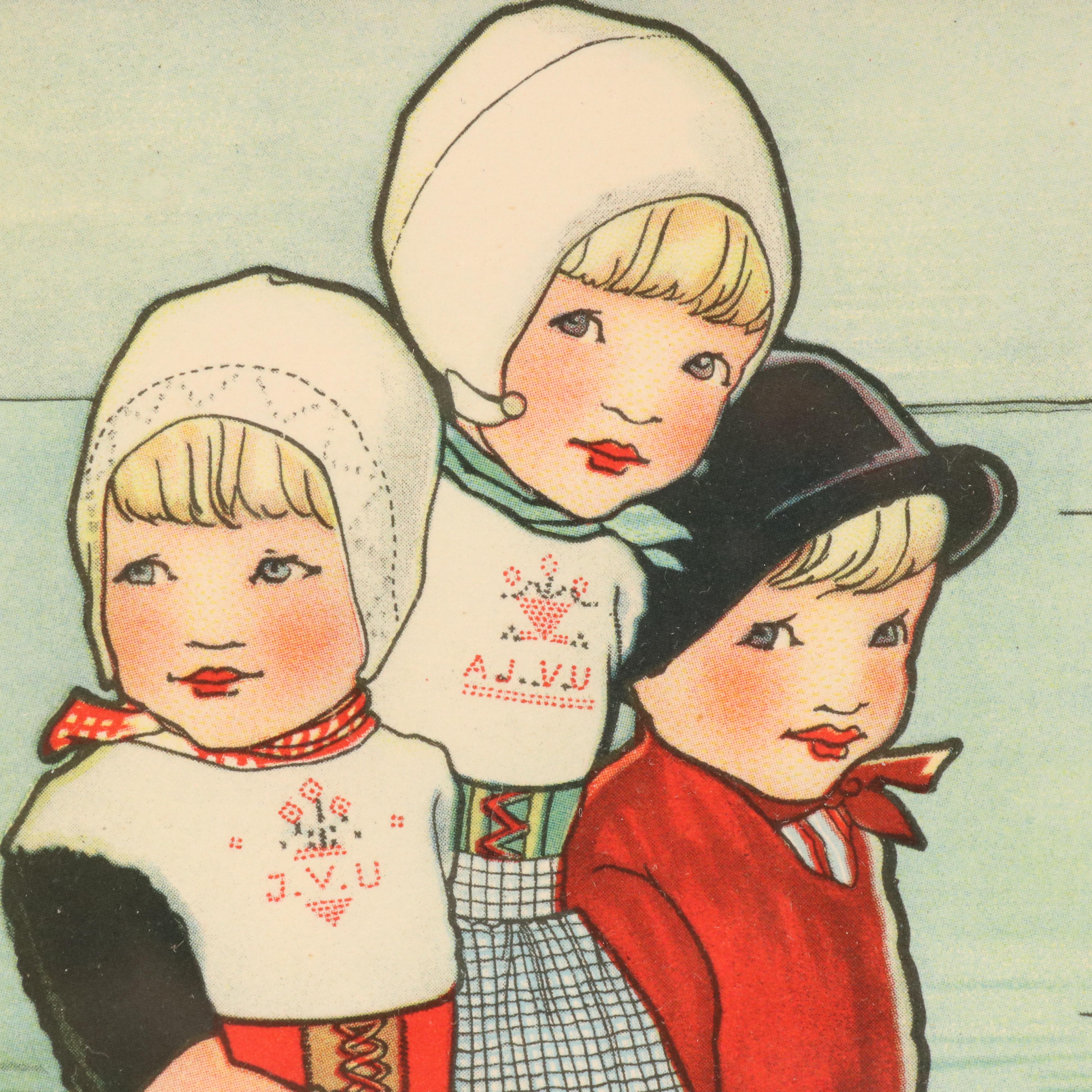 Dutch Fashion Halftones from "National Costumes" Series