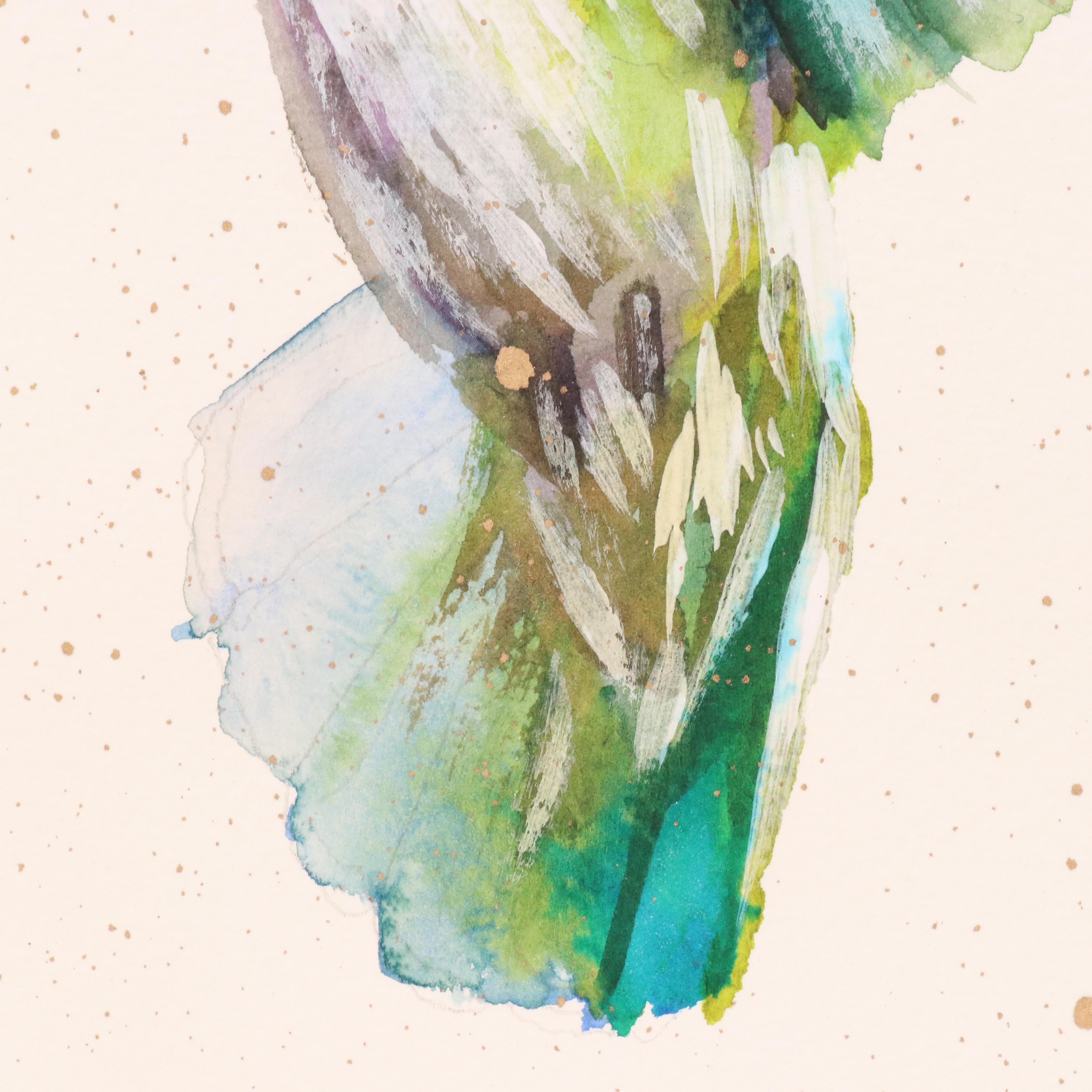 Inga Kovalenko Watercolor Painting of a Hummingbird, 2025