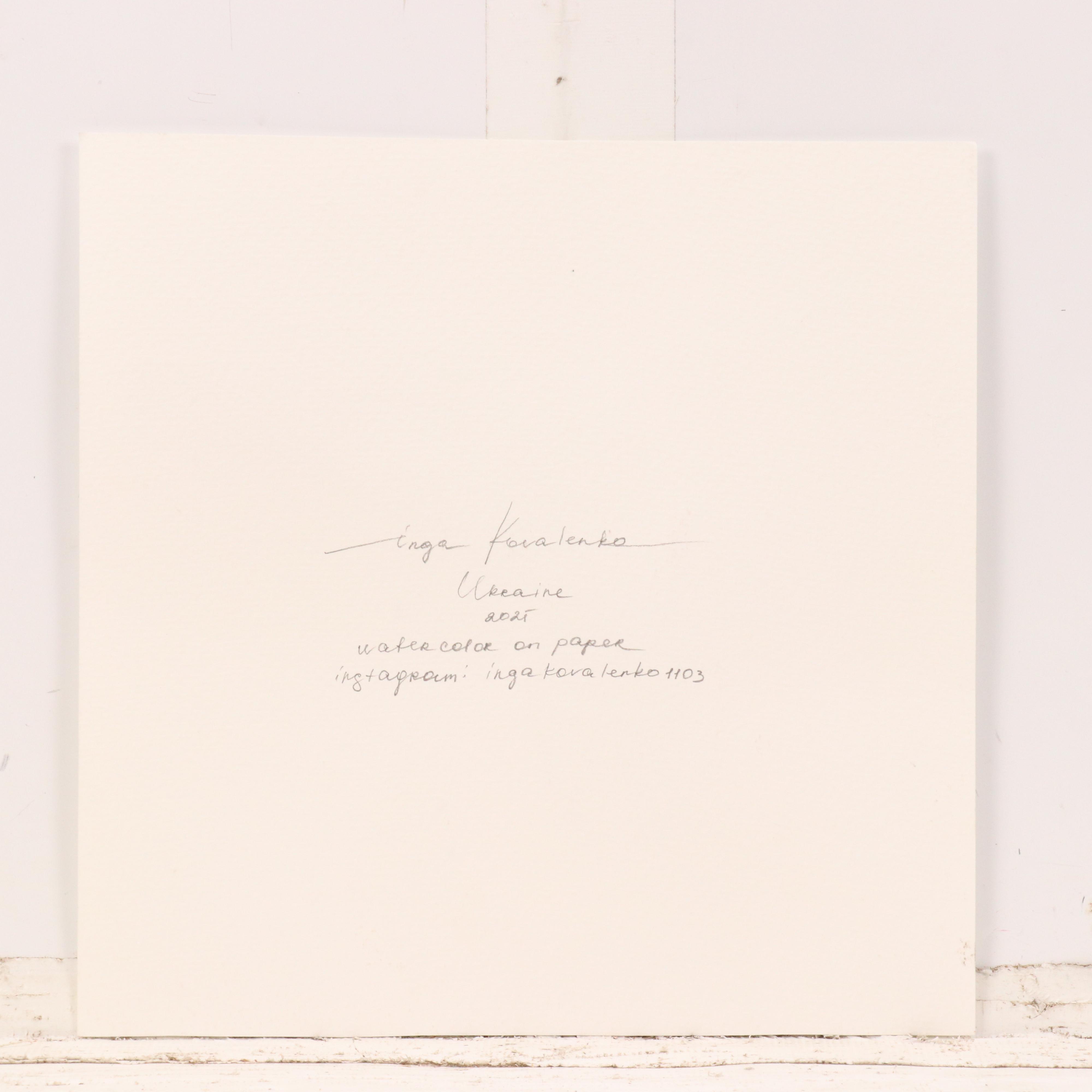 Inga Kovalenko Watercolor Painting of a Hummingbird, 2025