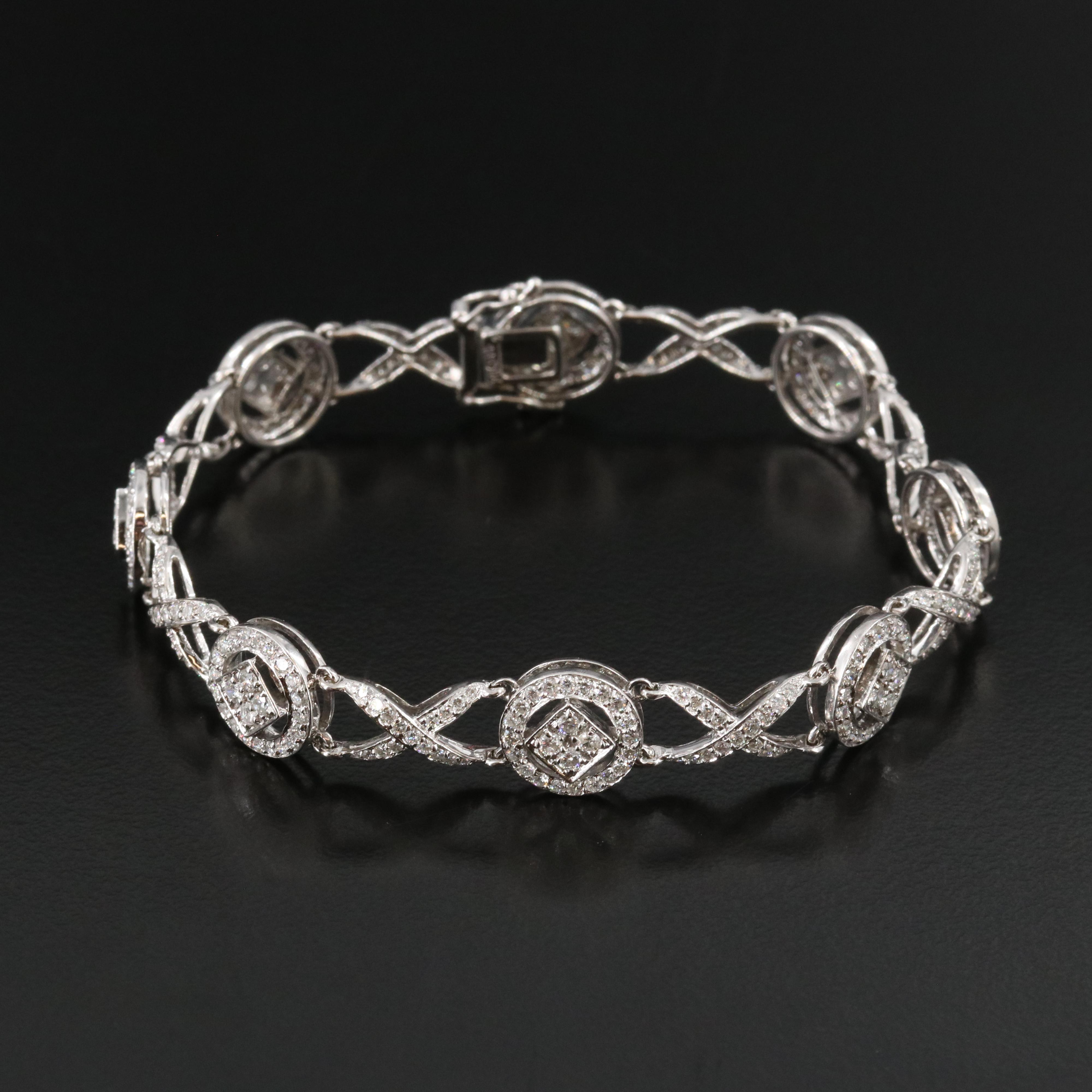 14K 4.00 CTW Diamond Bracelet