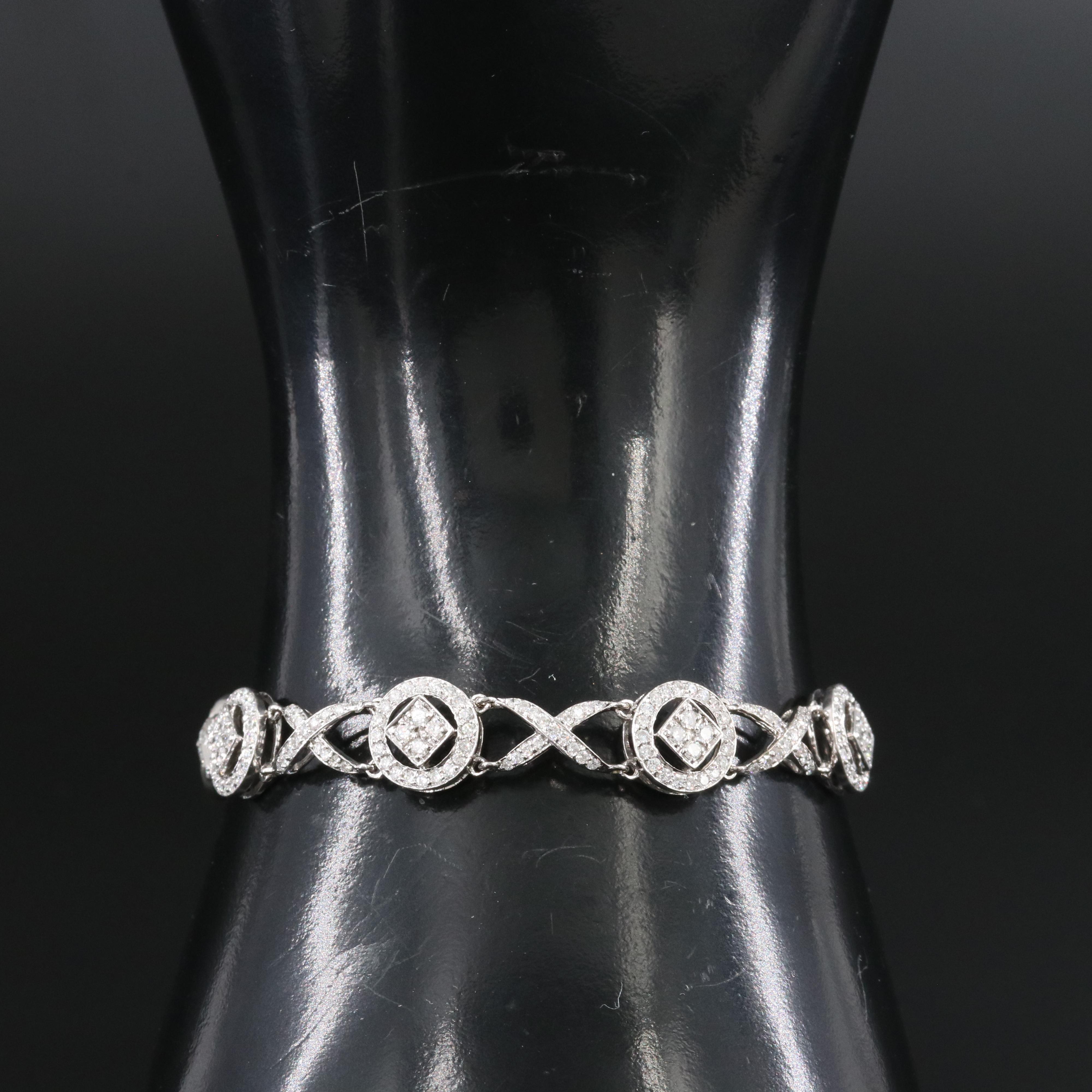 14K 4.00 CTW Diamond Bracelet