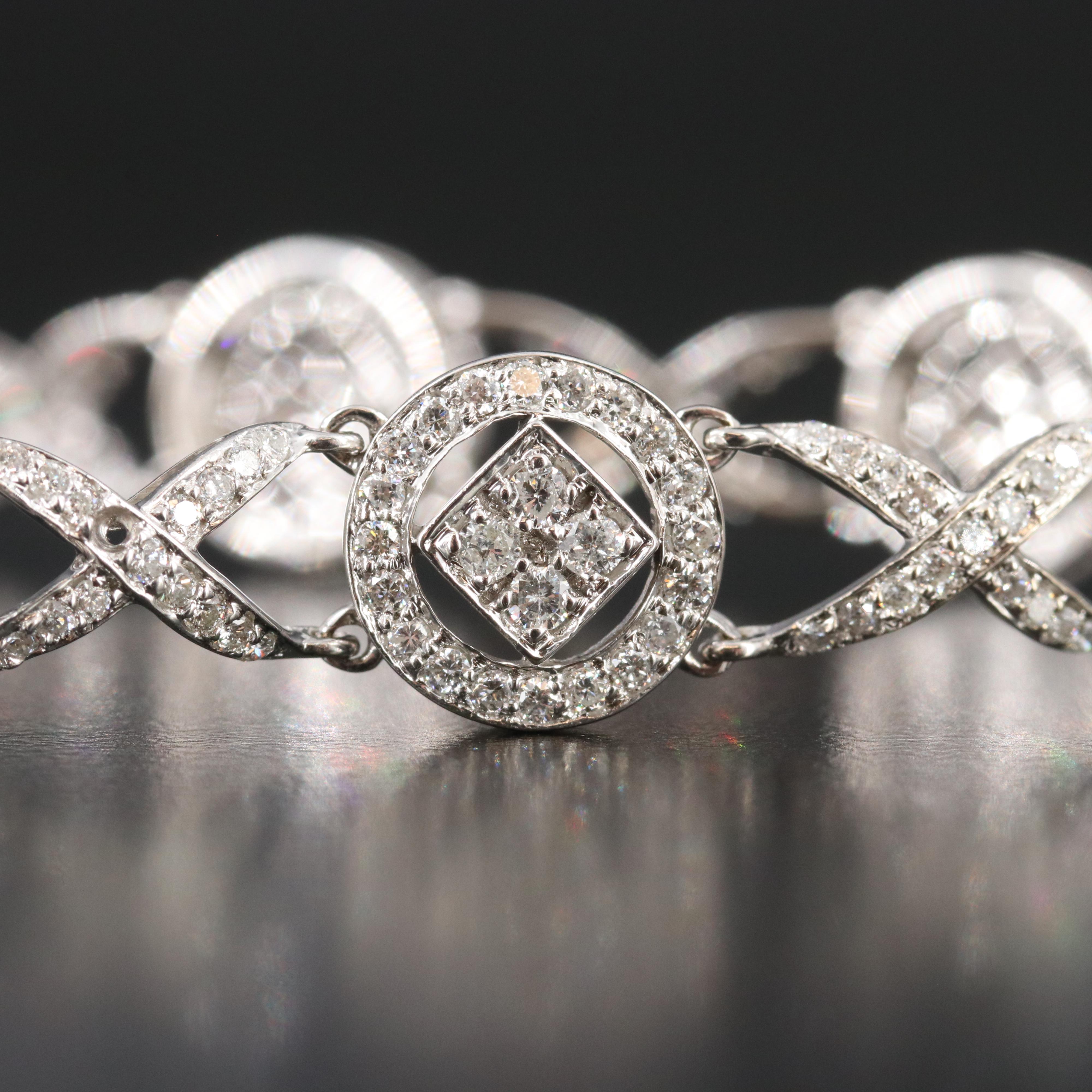 14K 4.00 CTW Diamond Bracelet