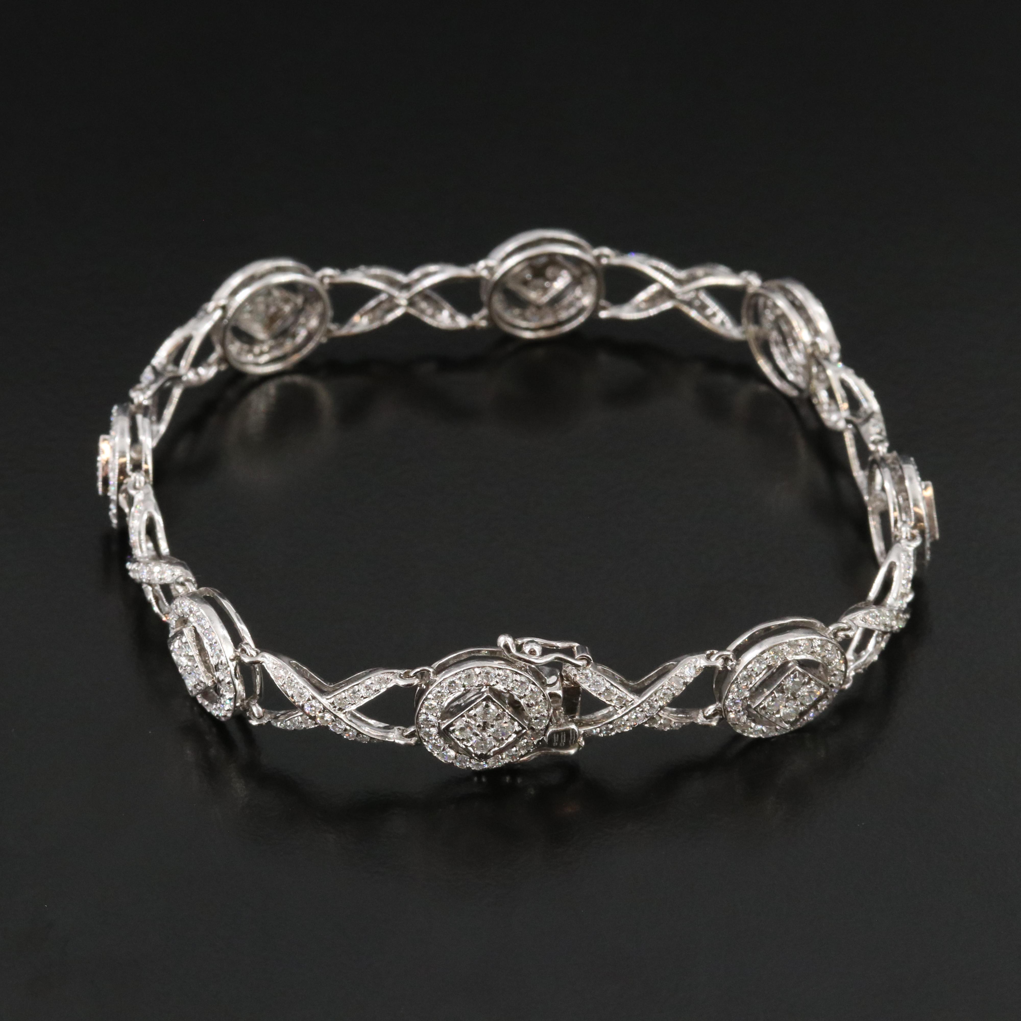 14K 4.00 CTW Diamond Bracelet