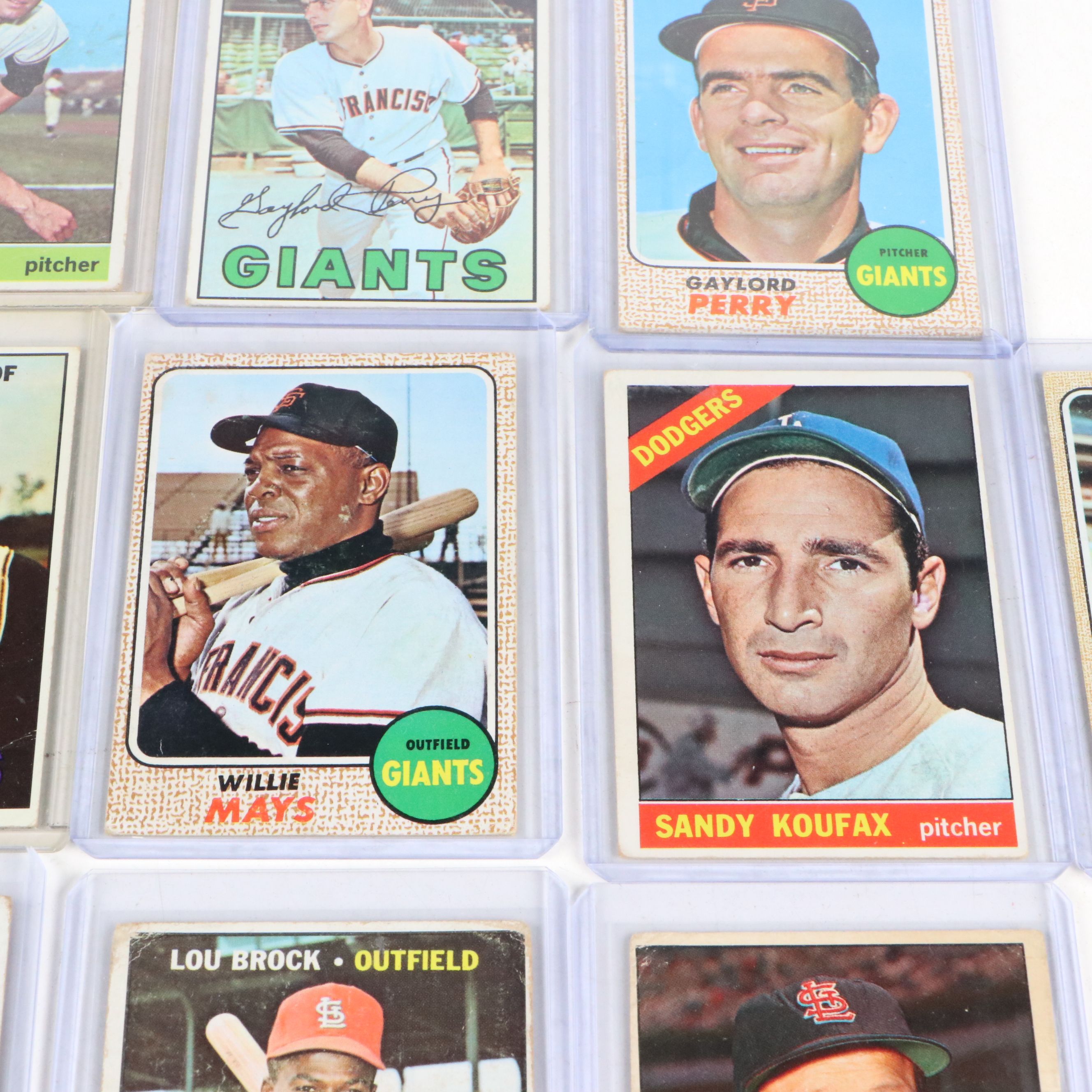 Topps Baseball Cards Featuring Reggie Jackson and Jim Palmer Rookies, 1960s