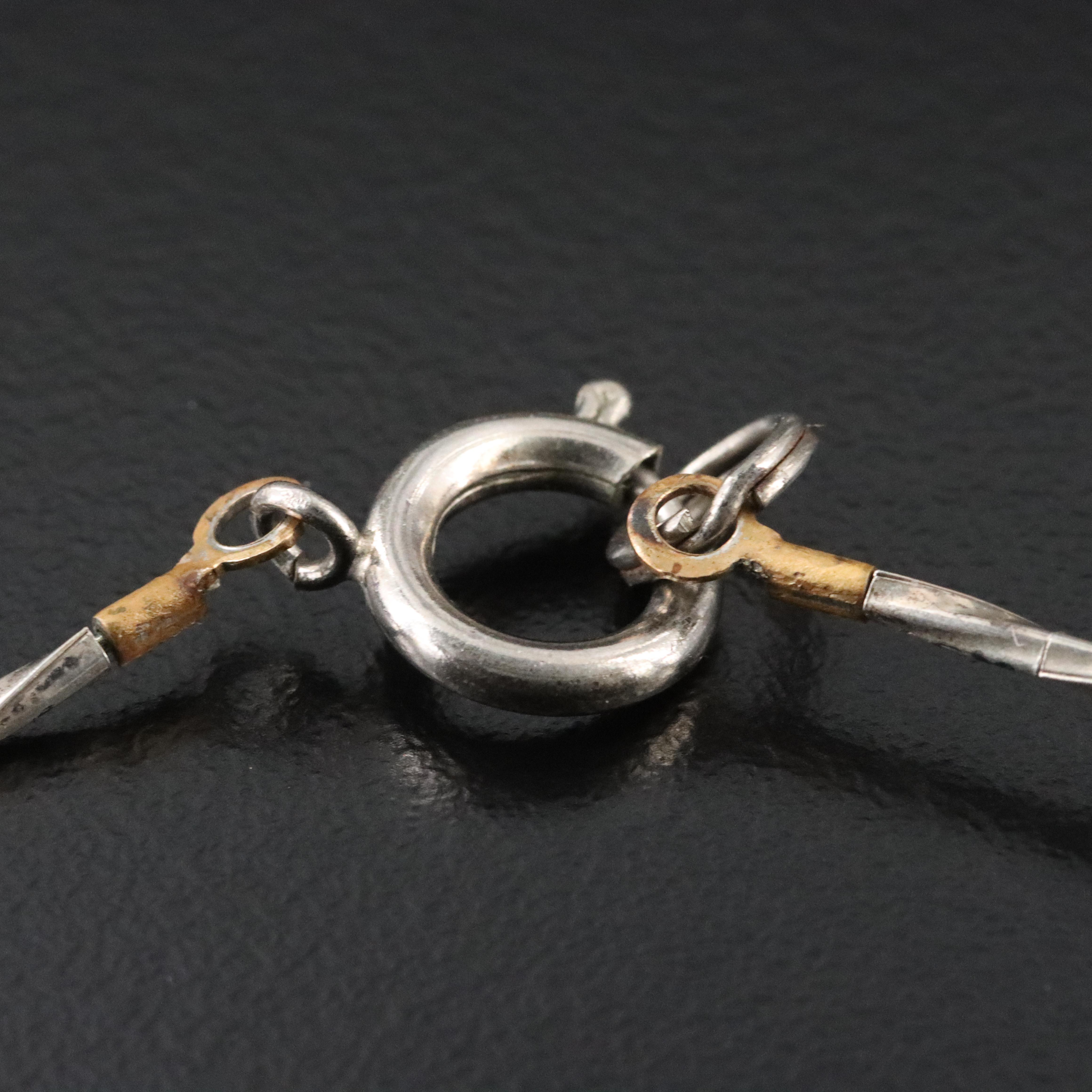 Mother-of-Pearl and Faux Coral Phoenix Pendant Necklace