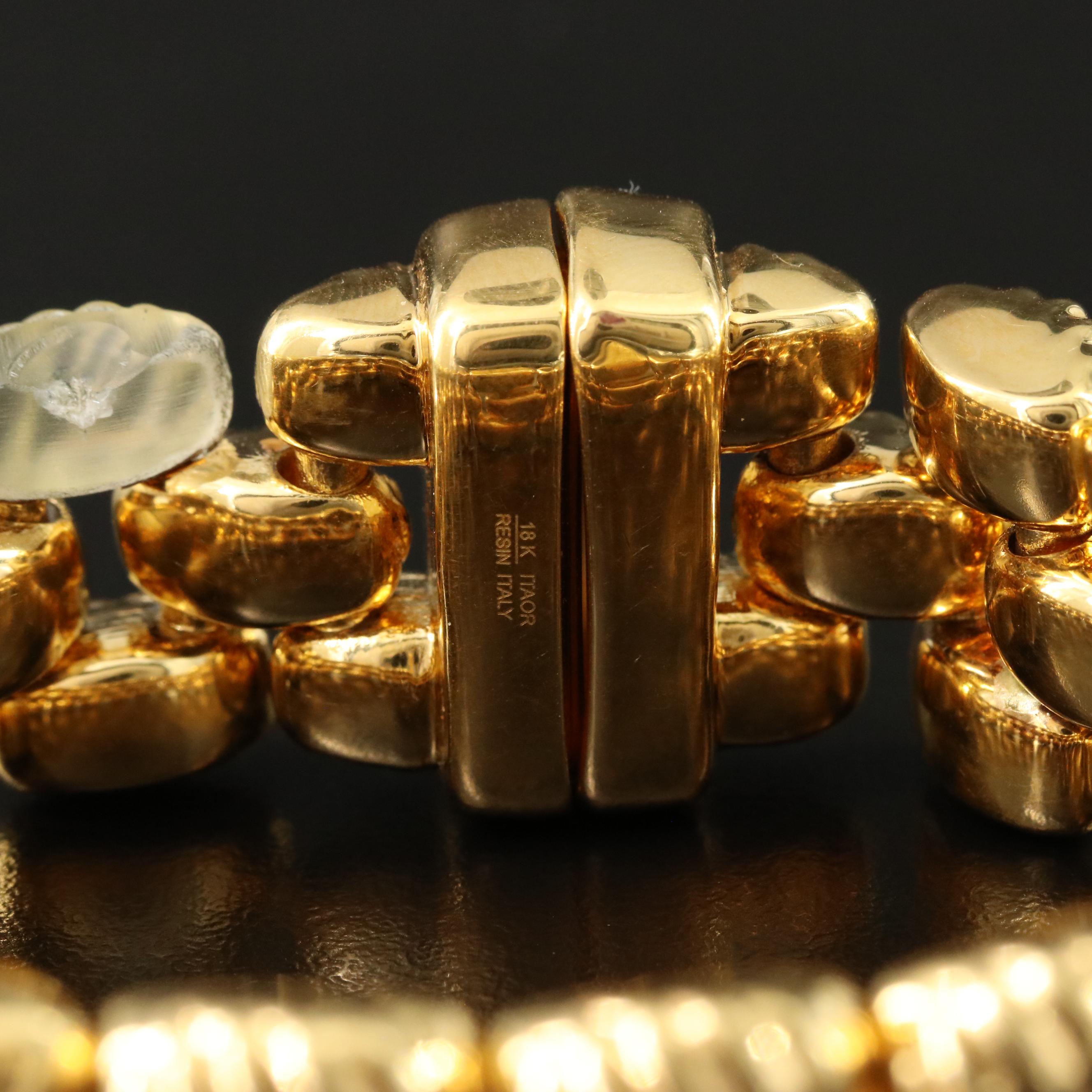 Italian Electroformed Link Bracelet