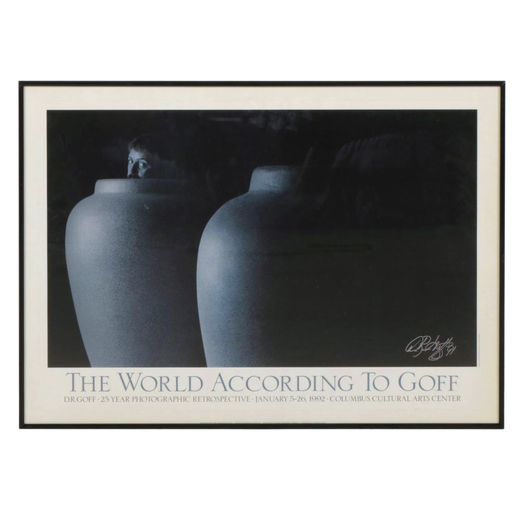 The Columbus Cultural Arts Center D.R. Goff Exhibition Poster, 1991