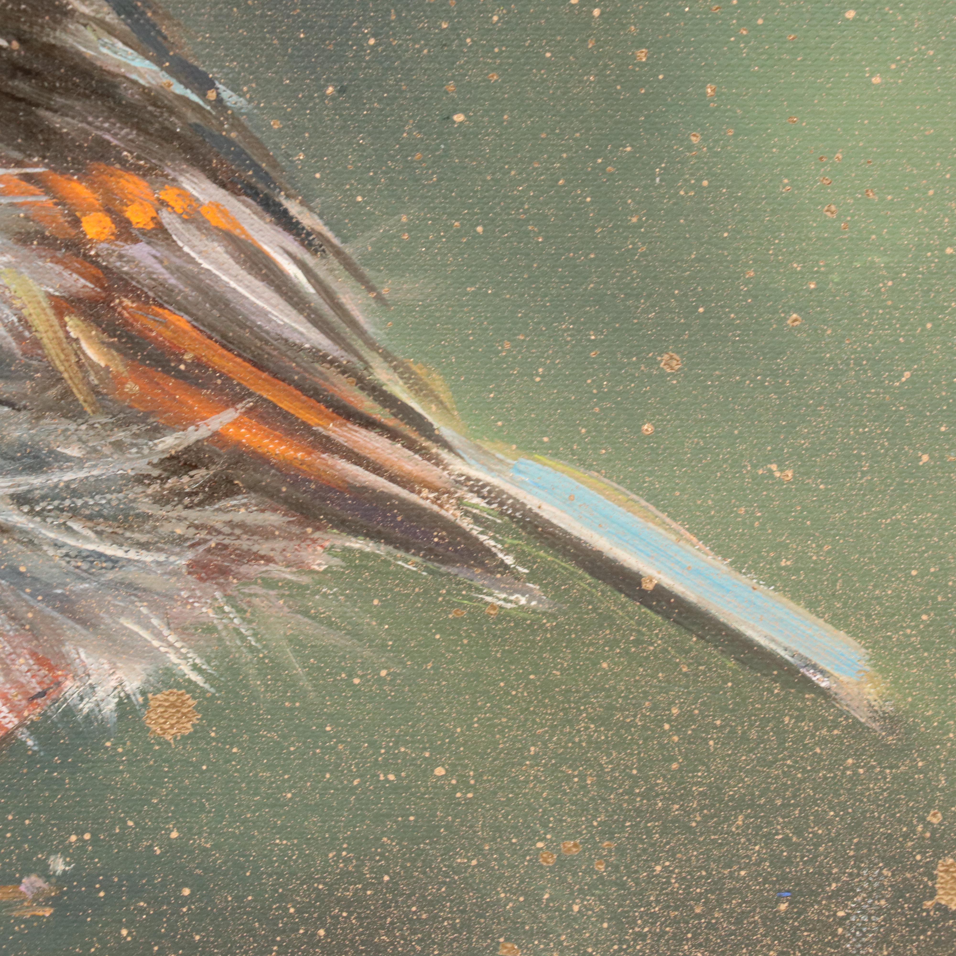 Inga Kovalenko Oil Painting of a Bird, 2025