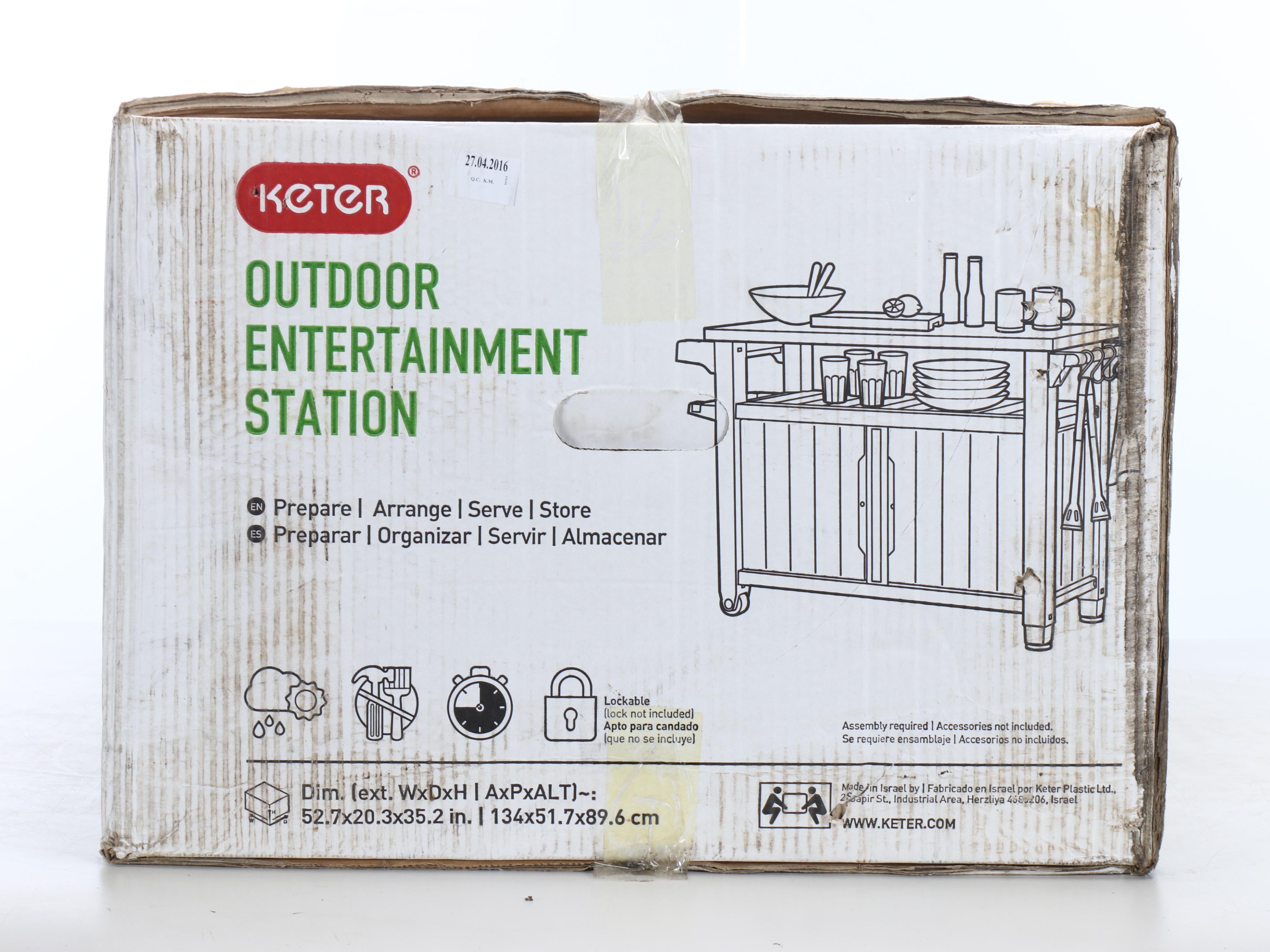 Keter Outdoor Entertainment Station