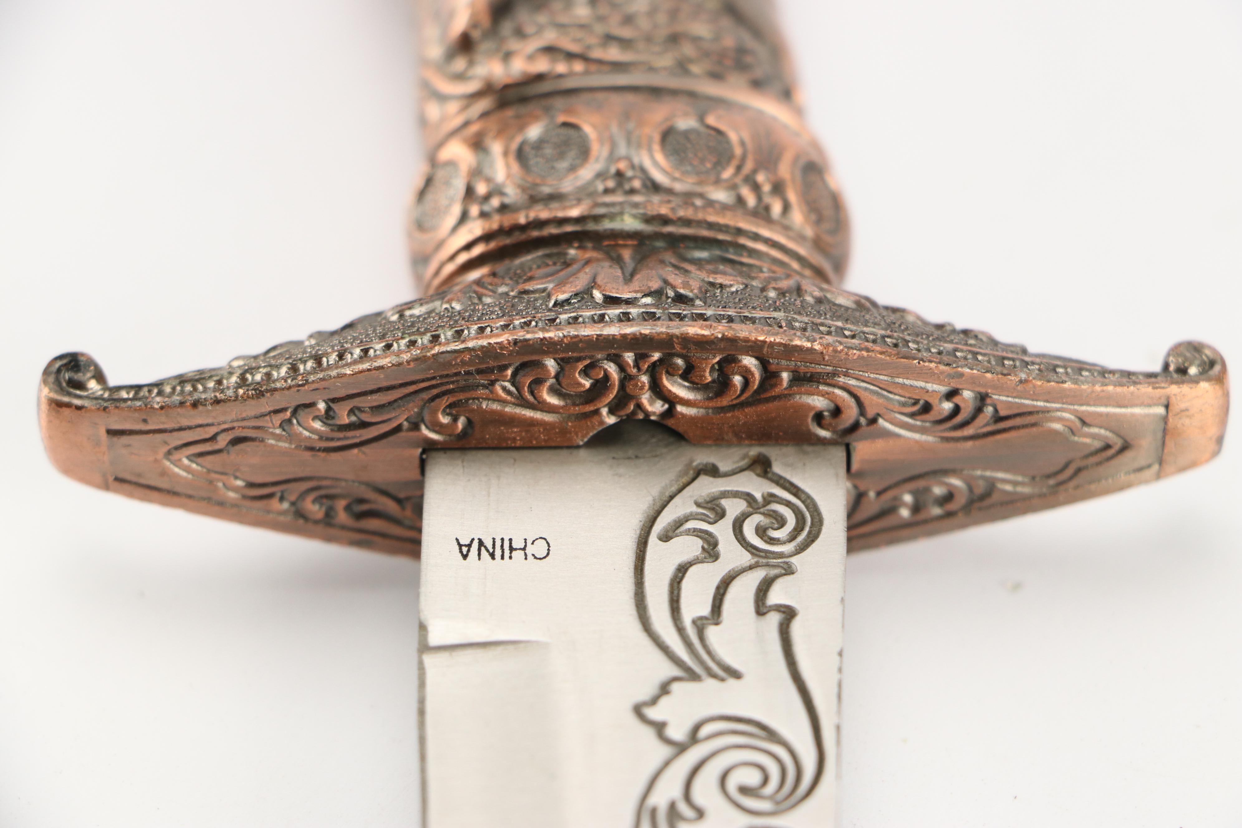 Classical and Asian Inspired Stainless Steel Bladed Knives and Daggers