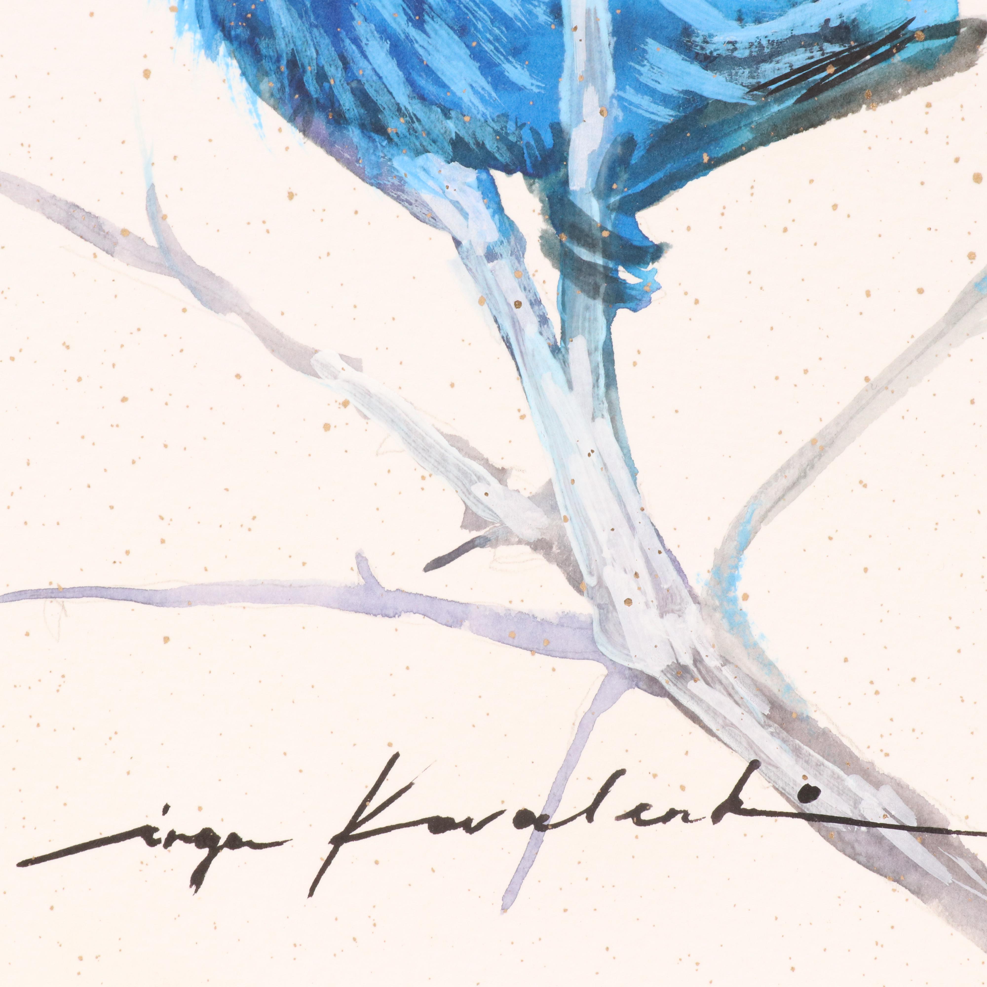 Inga Kovalenko Watercolor Painting of a Bird, 2025