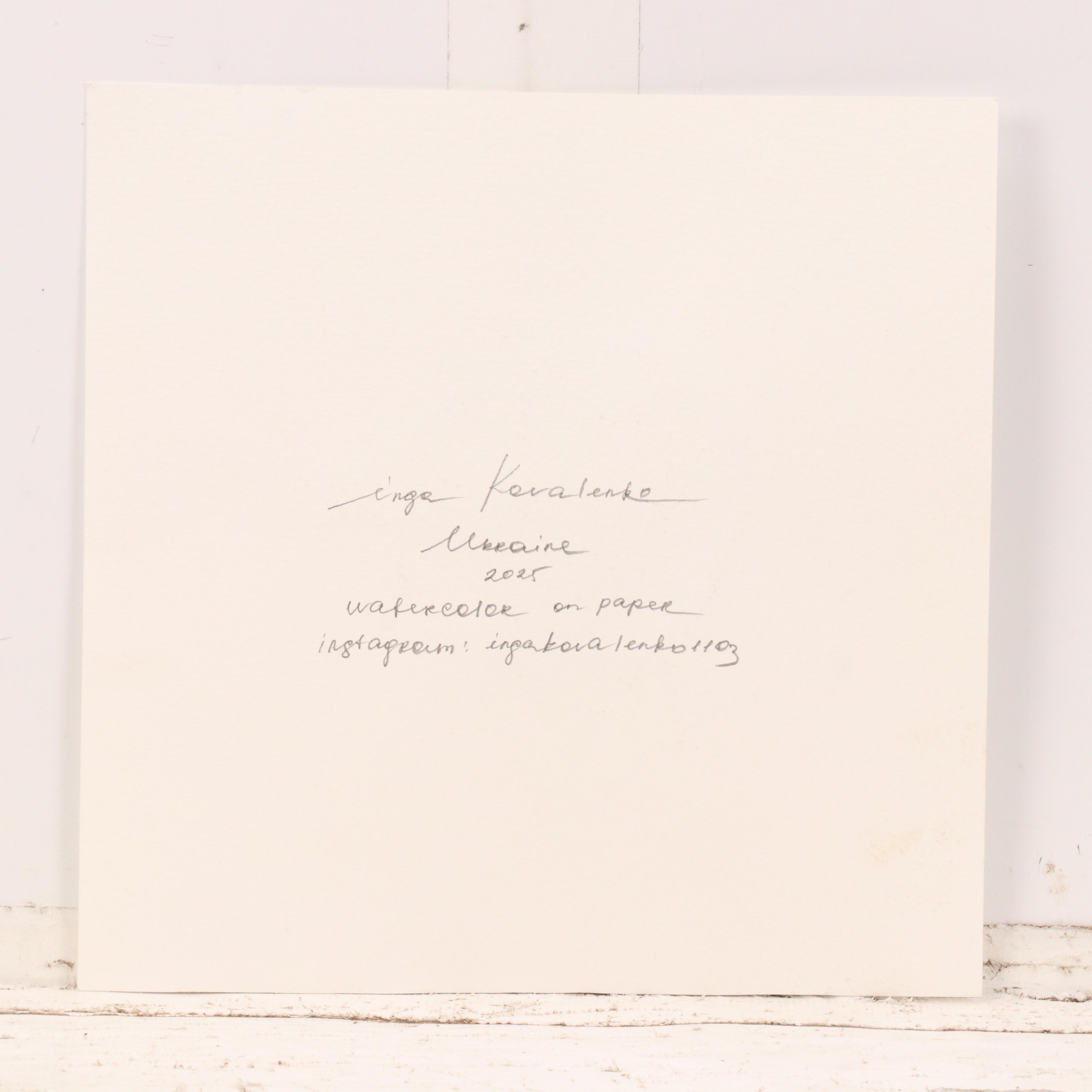 Inga Kovalenko Watercolor Painting of a Bird, 2025