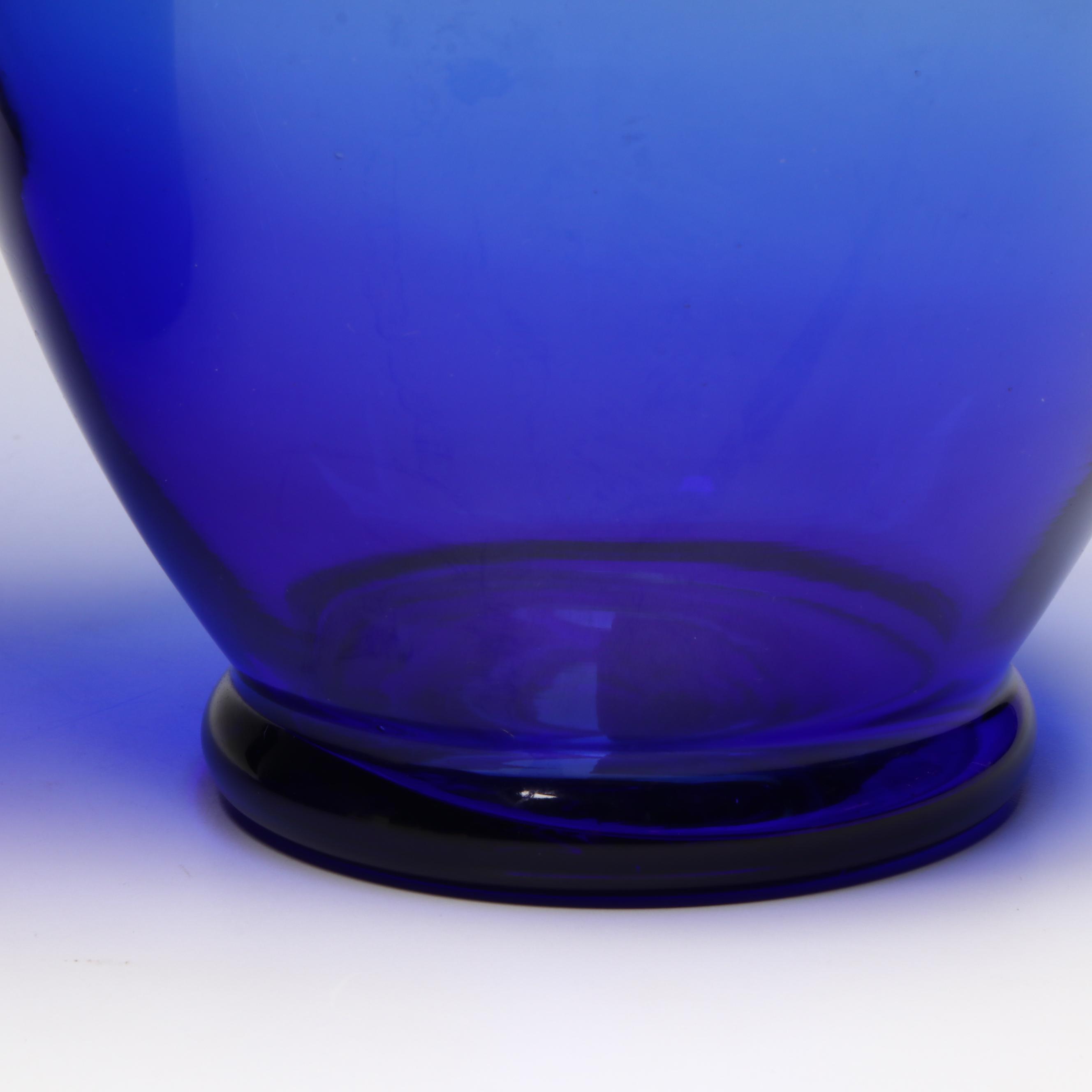 Cobalt Blue Glass Vases