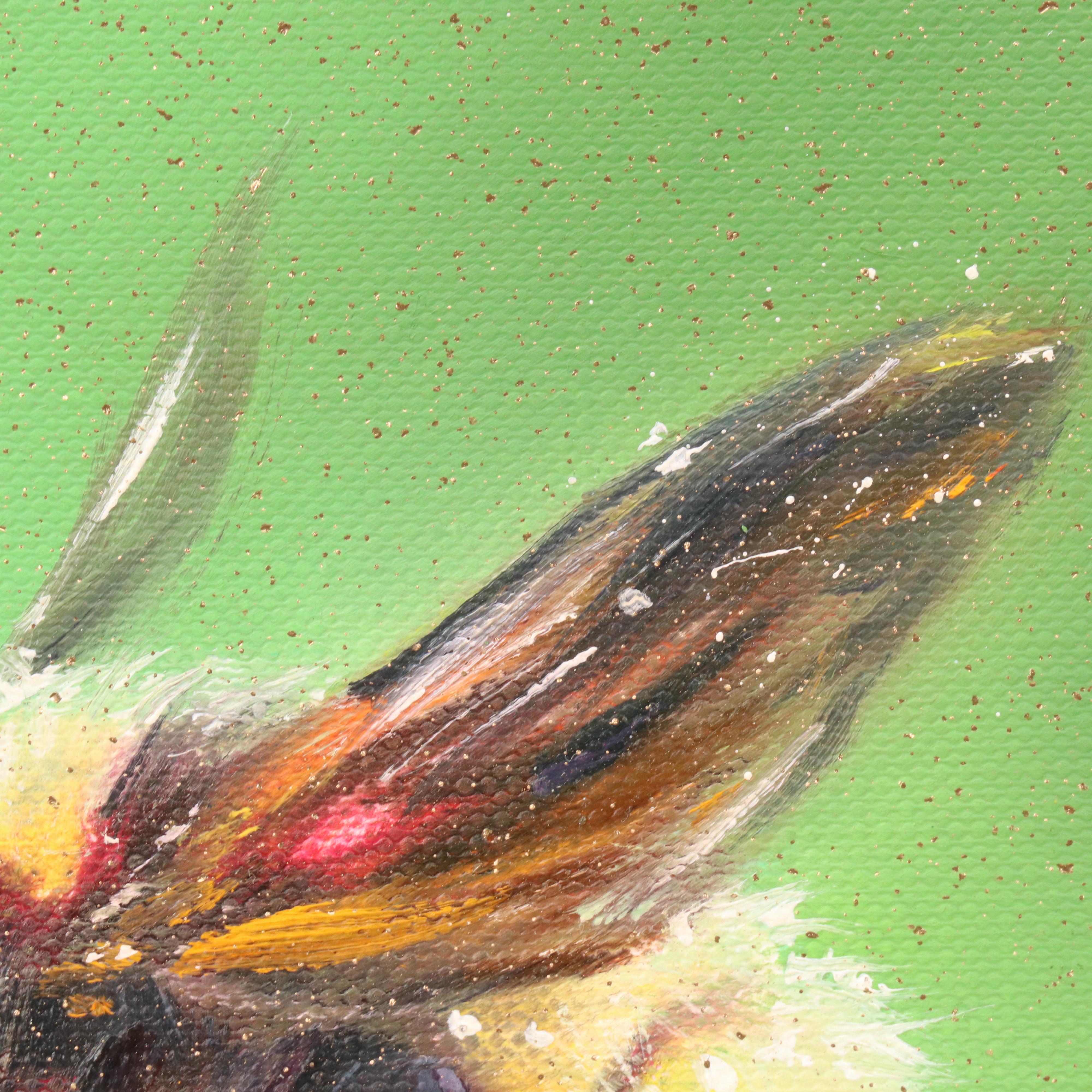 Inga Kovalenko Oil Painting of a Bee, 2025