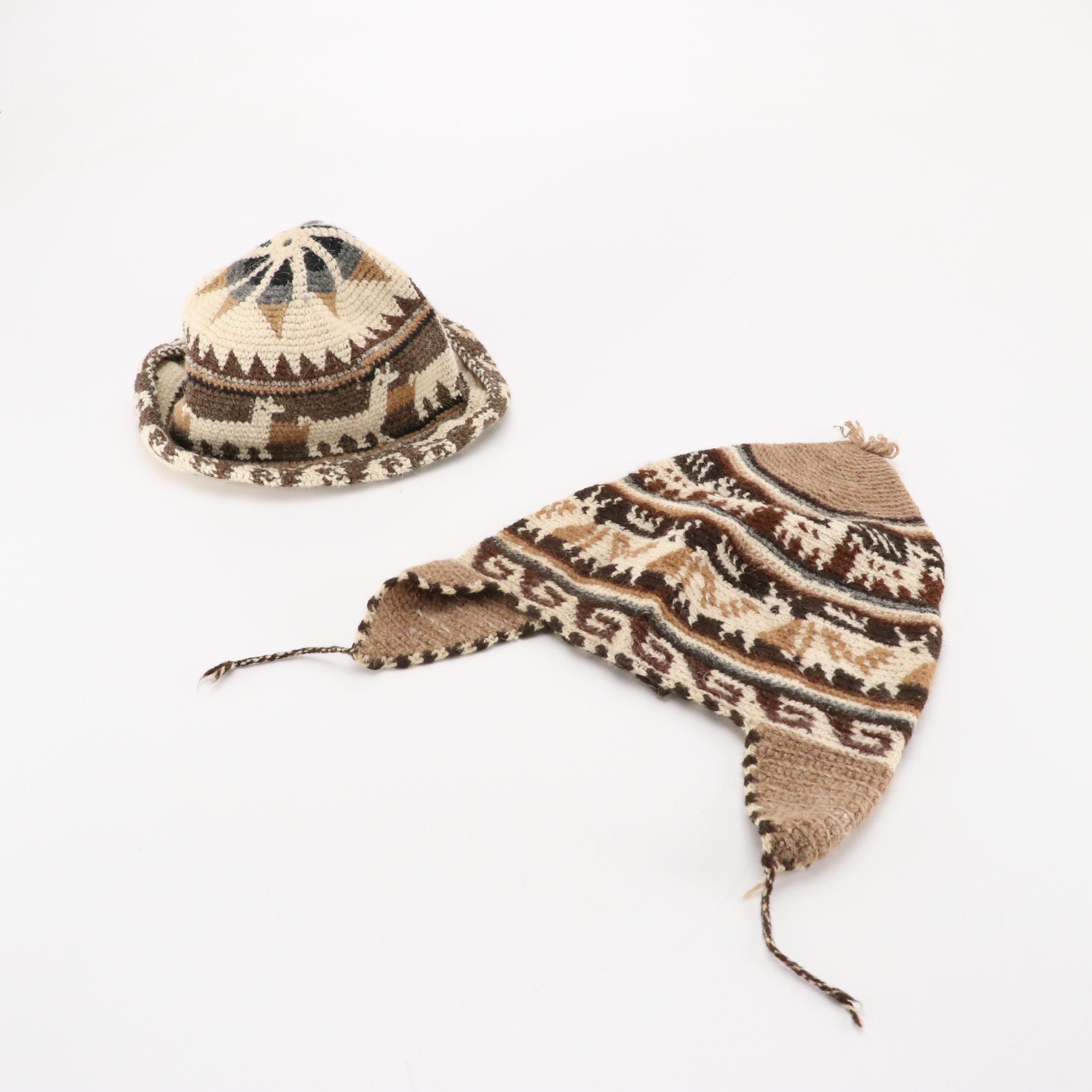 Isaac Mizrahi Cotton Bucket Hats, Other Knit Hats and Peruvian Cone Hat