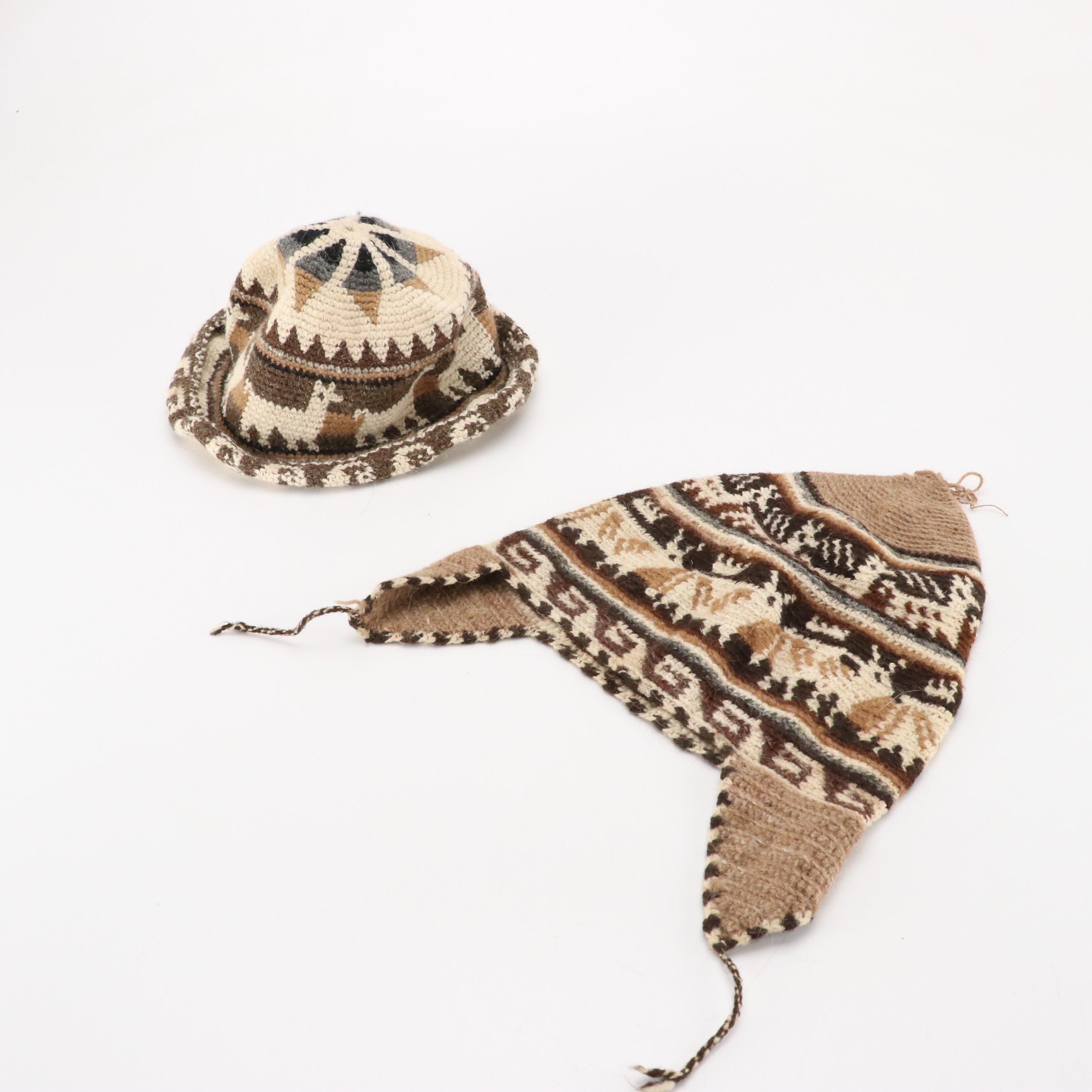 Isaac Mizrahi Cotton Bucket Hats, Other Knit Hats and Peruvian Cone Hat