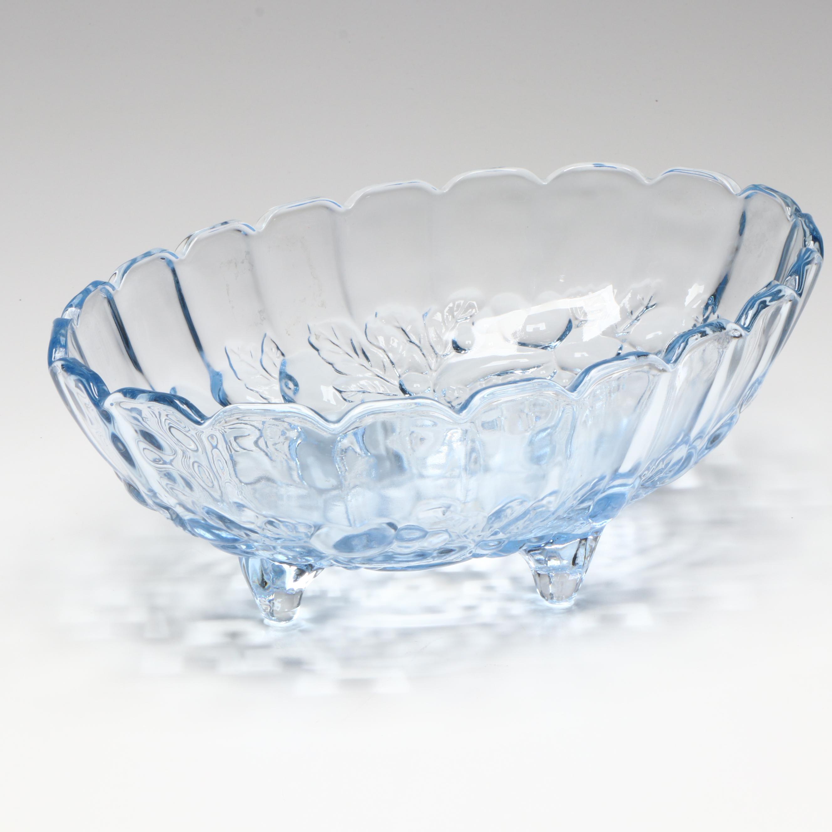 Blue Glass Decorative Bowls