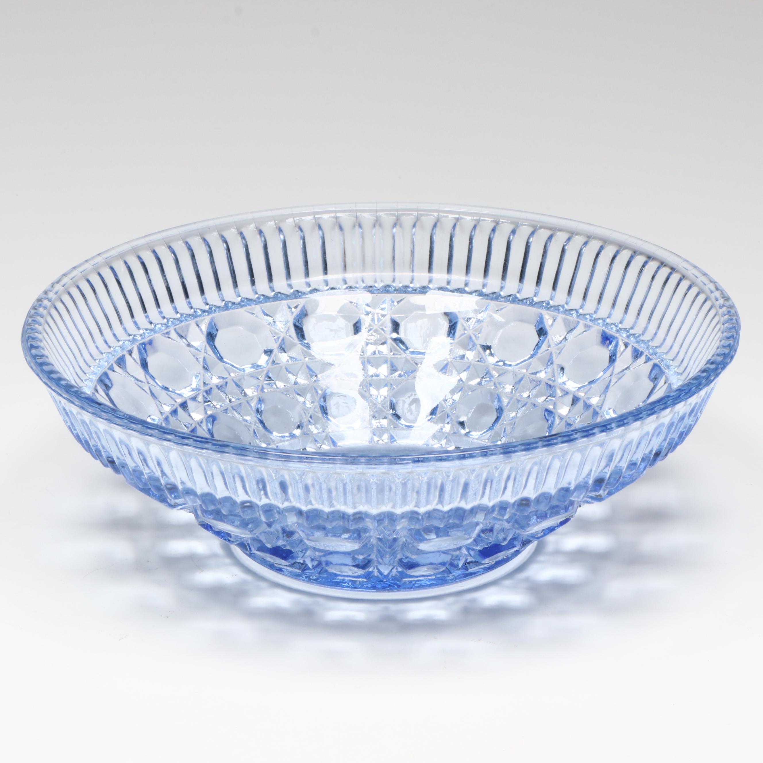 Blue Glass Decorative Bowls