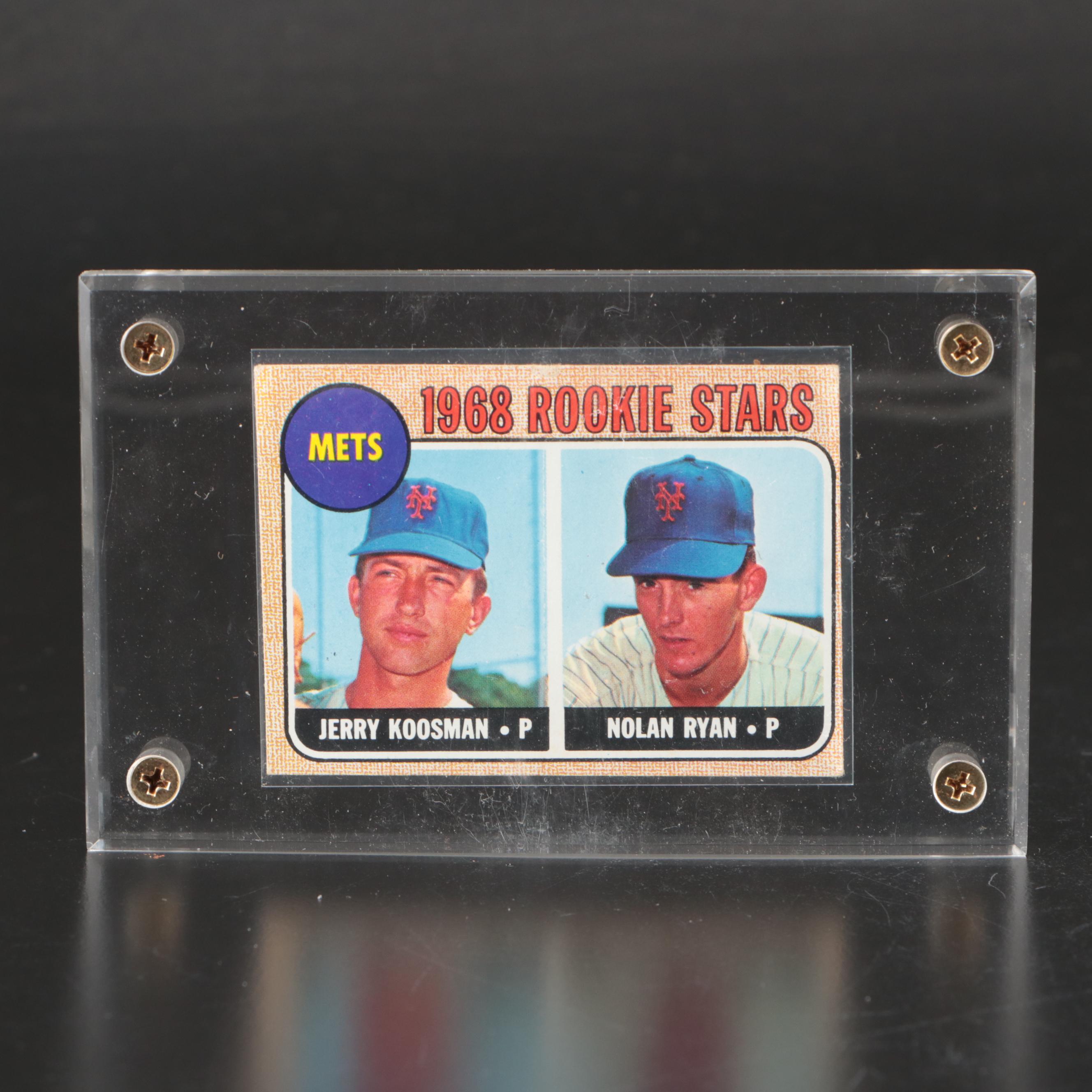 1968 Topps Nolan Ryan New York Mets Rookie Baseball Card