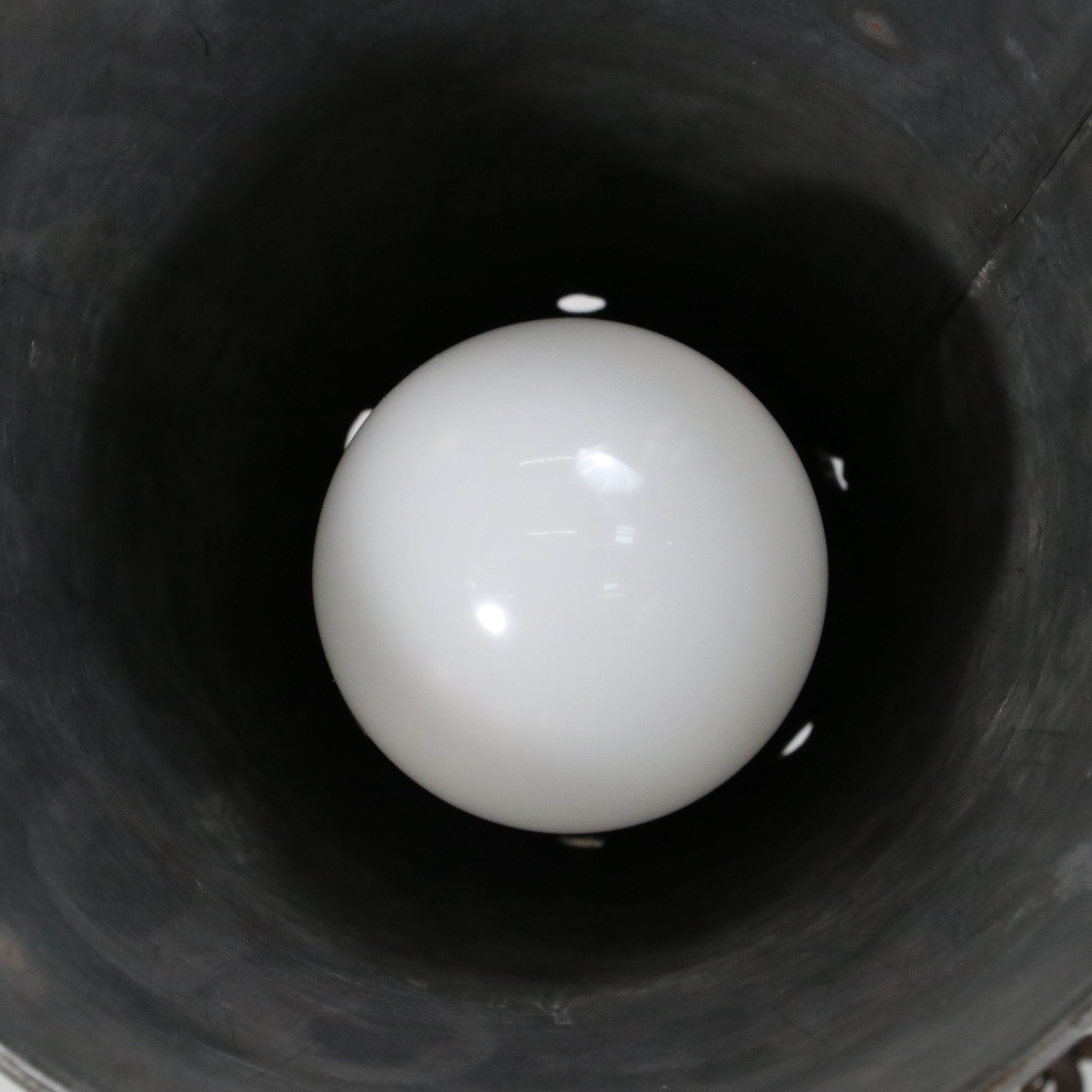 Colonial Revival Style Tin Six-Arm Candlestick Chandelier