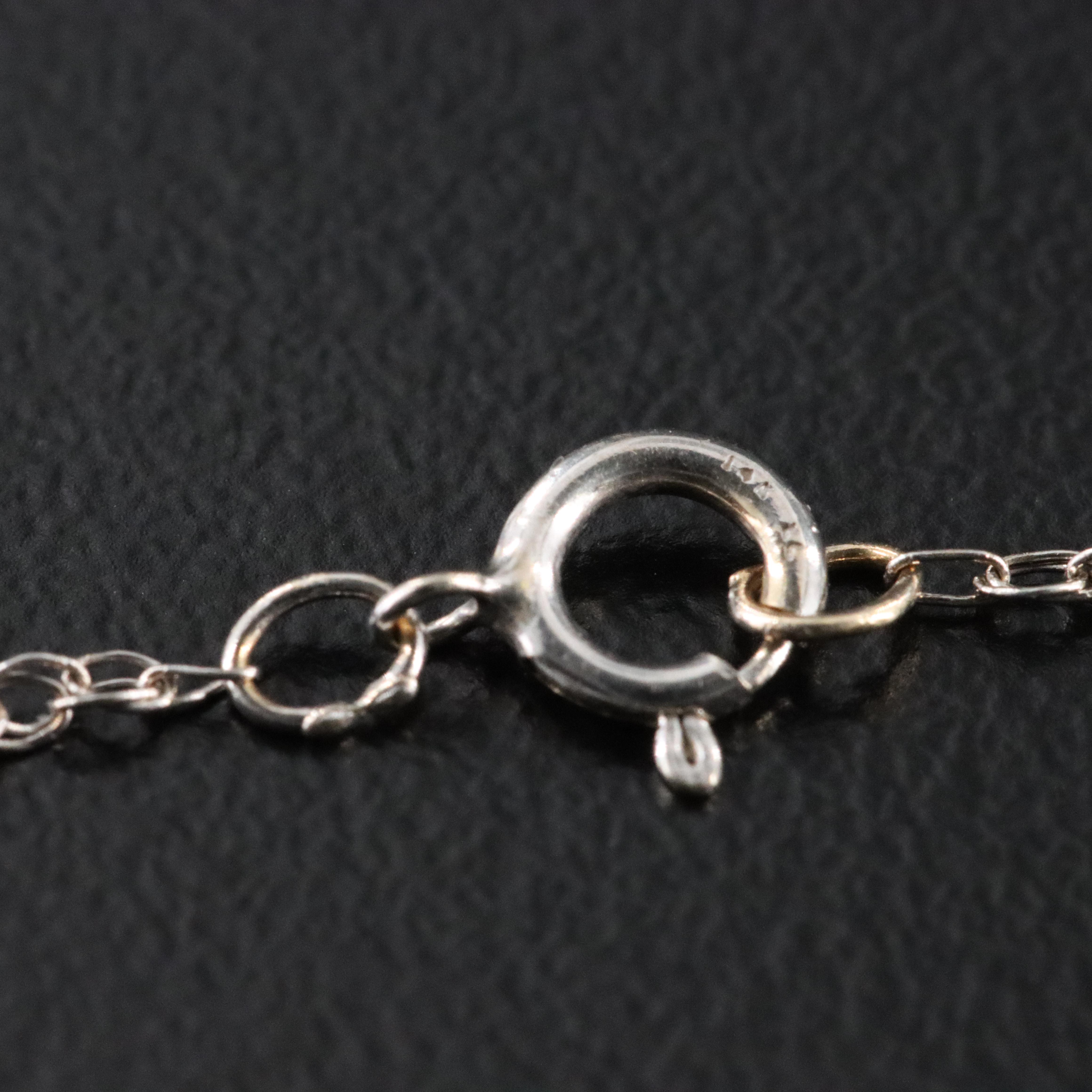 14K 0.77 CTW Diamond Pendant Necklace