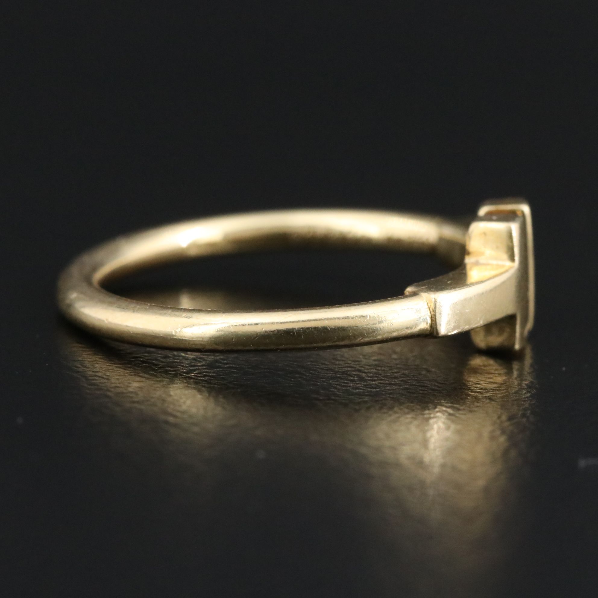 Tiffany & Co. 18K T Wire Ring