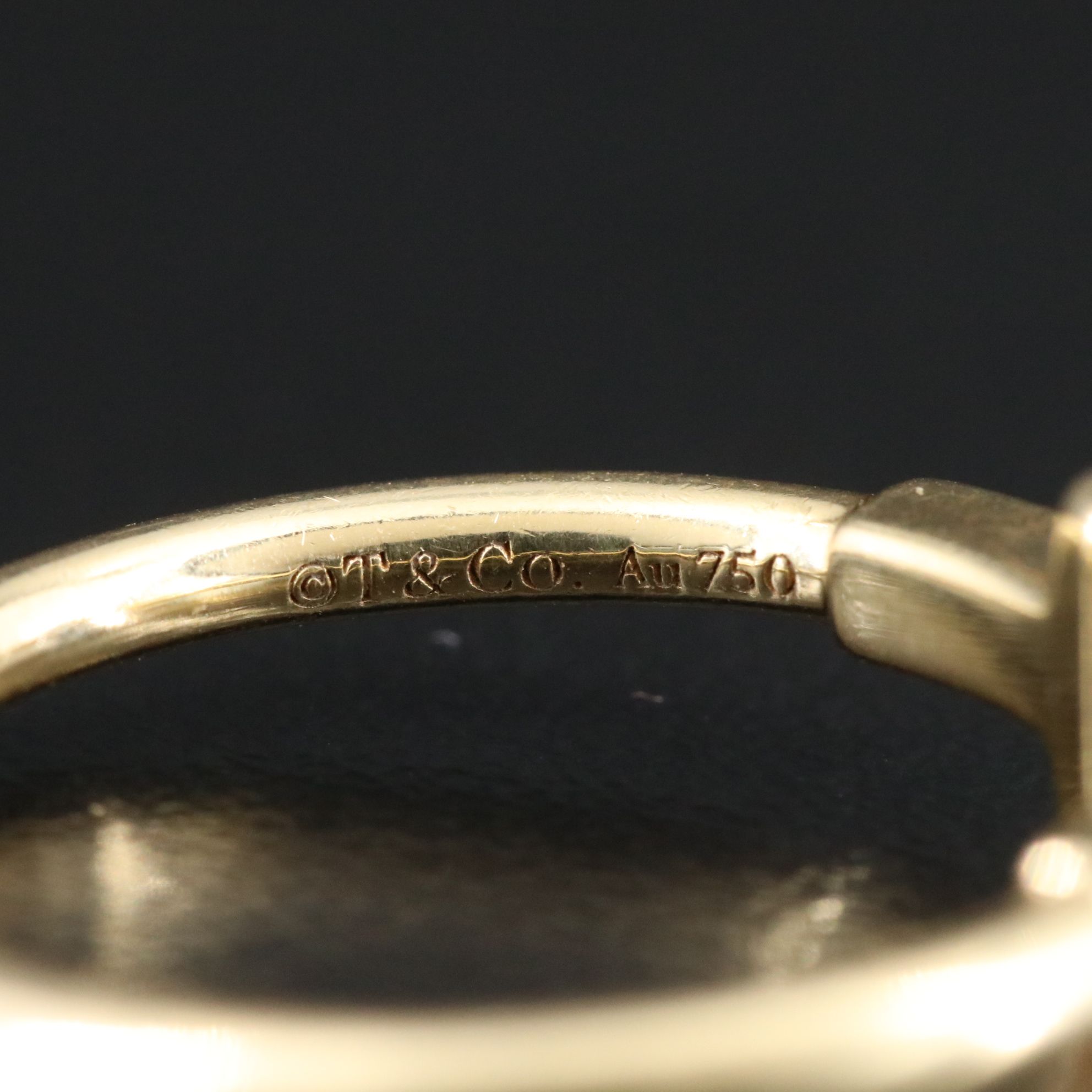 Tiffany & Co. 18K T Wire Ring