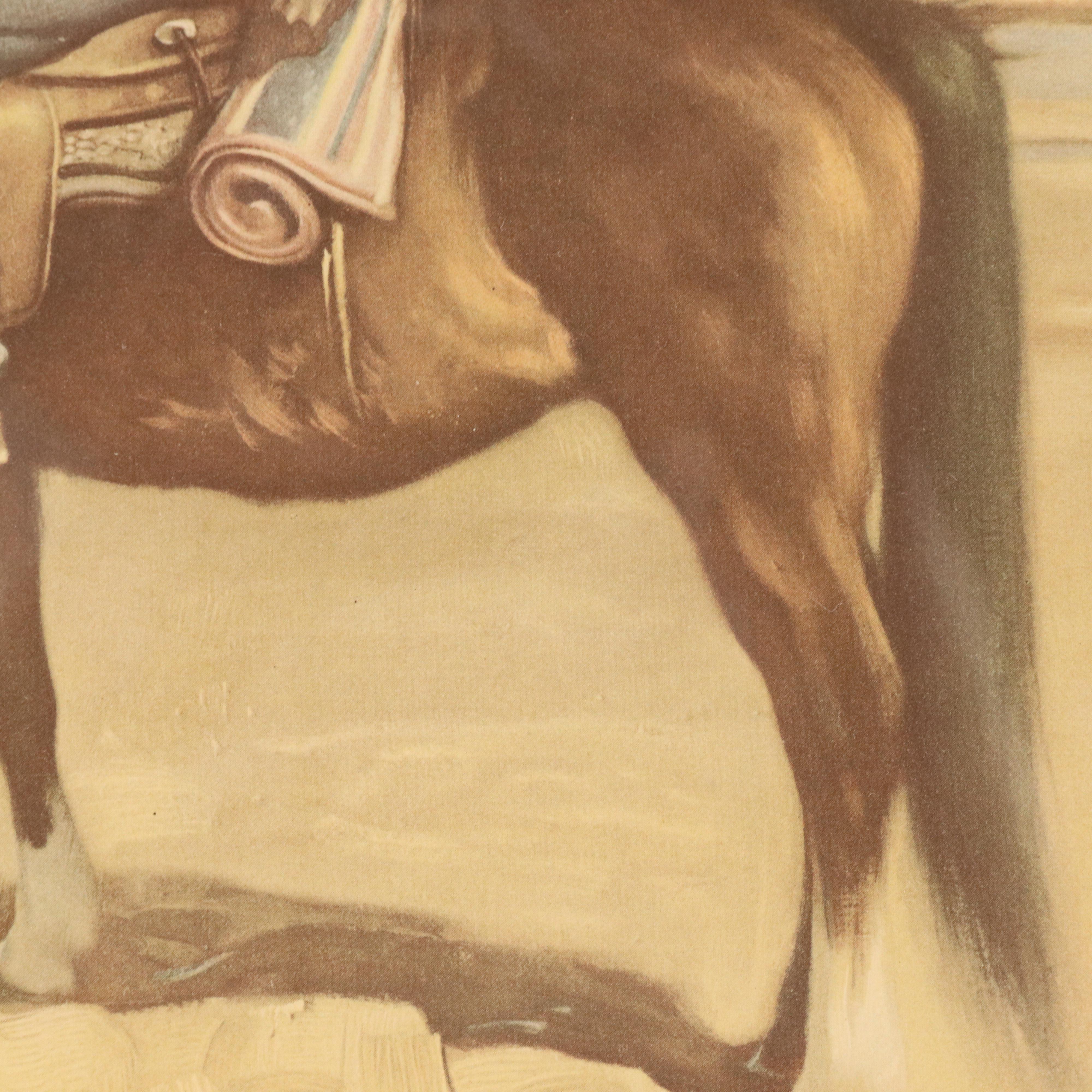 General Curtis Delano Offset Lithograph "Local Gossip," 1949