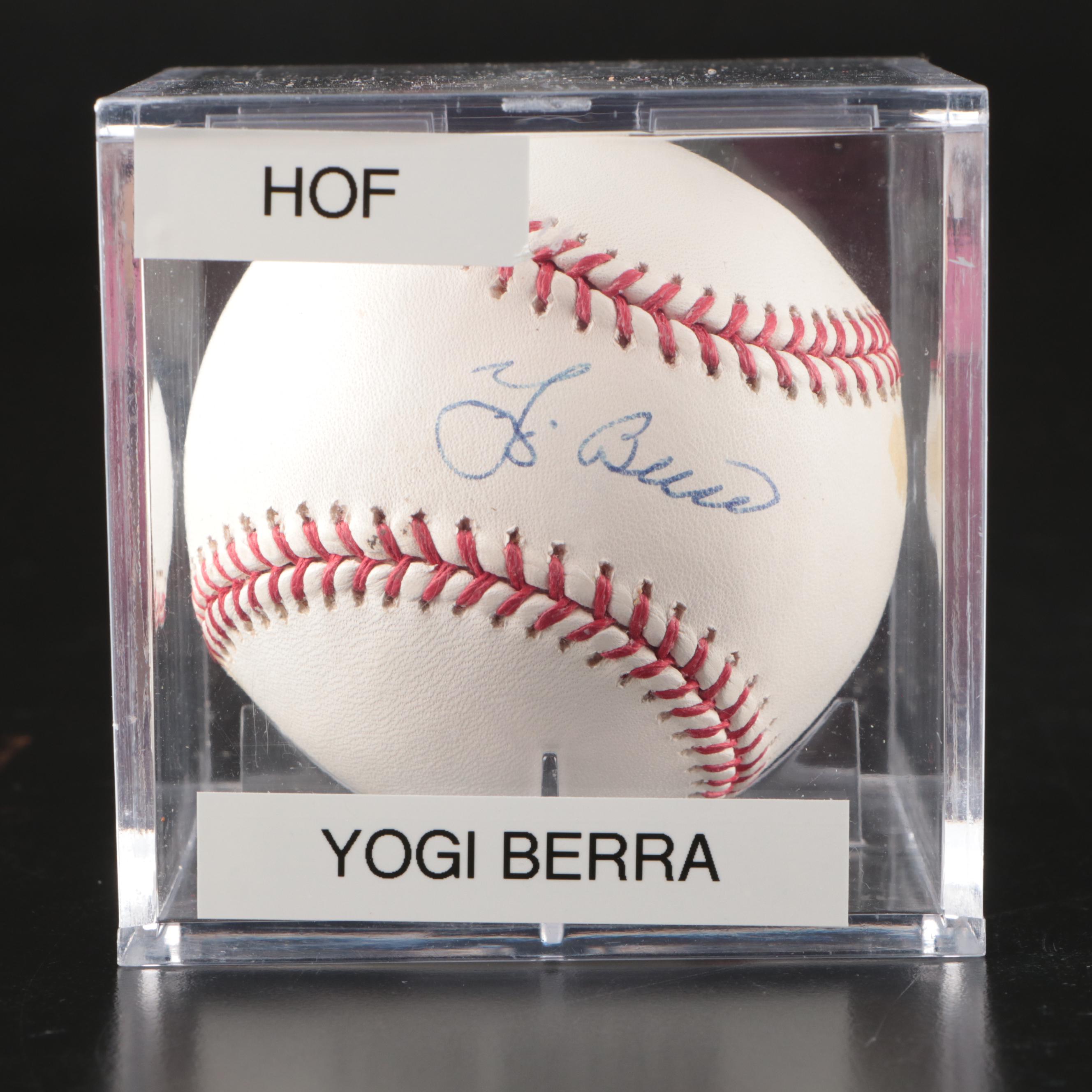 Yogi Berra Signed Rawlings Official Major League Baseball, JSA