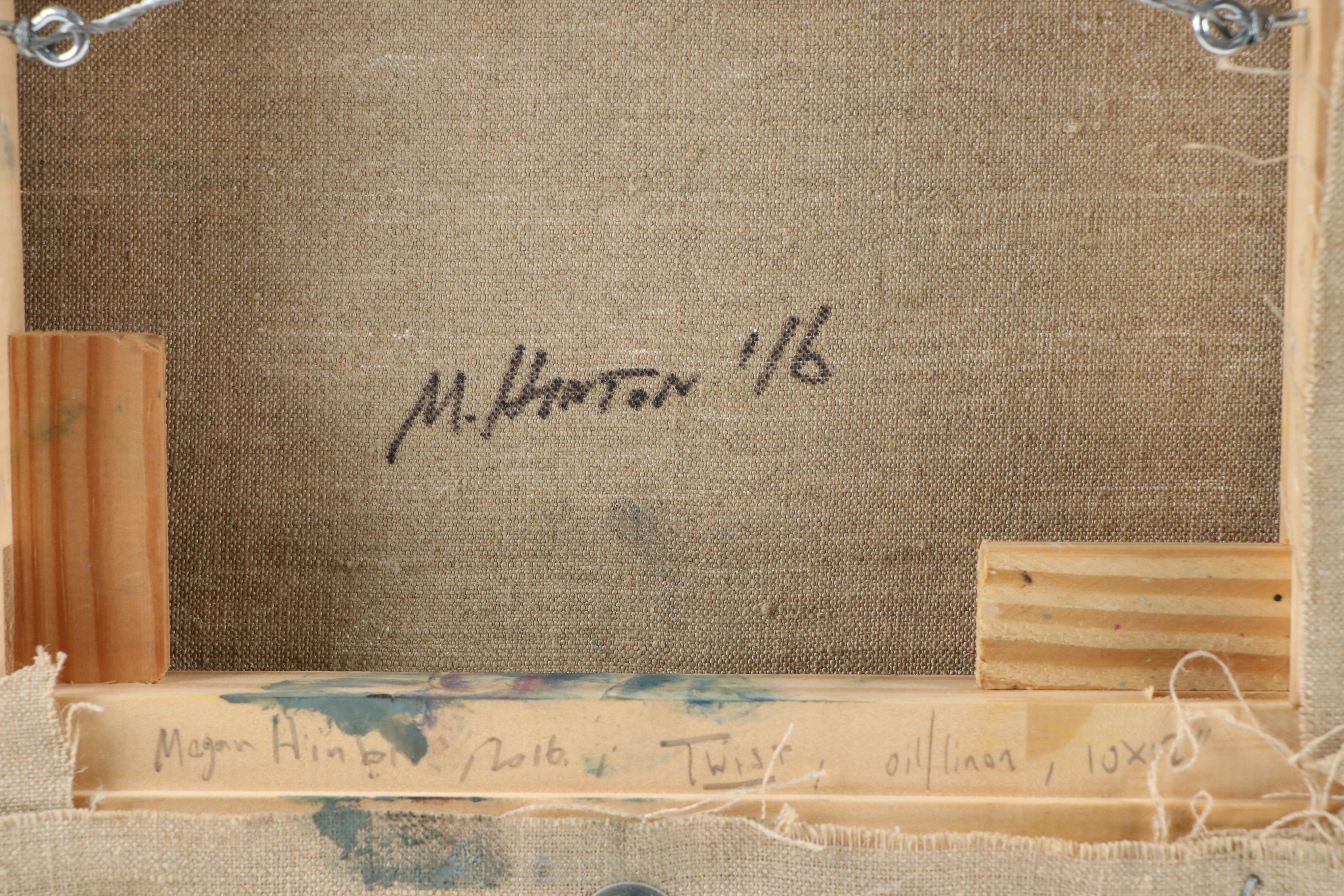 Megan Hinton Abstract Oil Painting "Twist," 2016