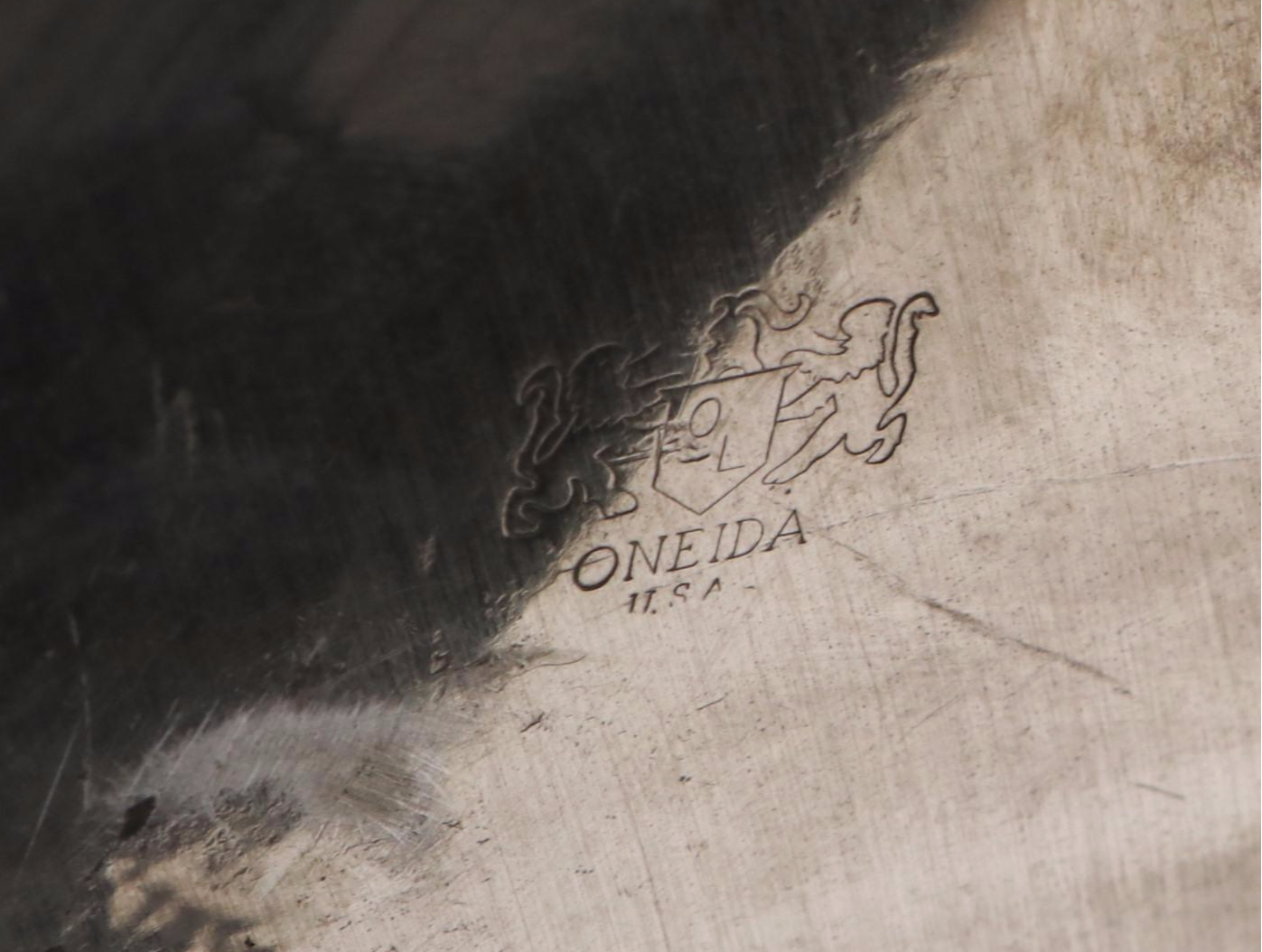 Towle Tray with Equestrian Trophies and Other Silver Plate Table Accessories