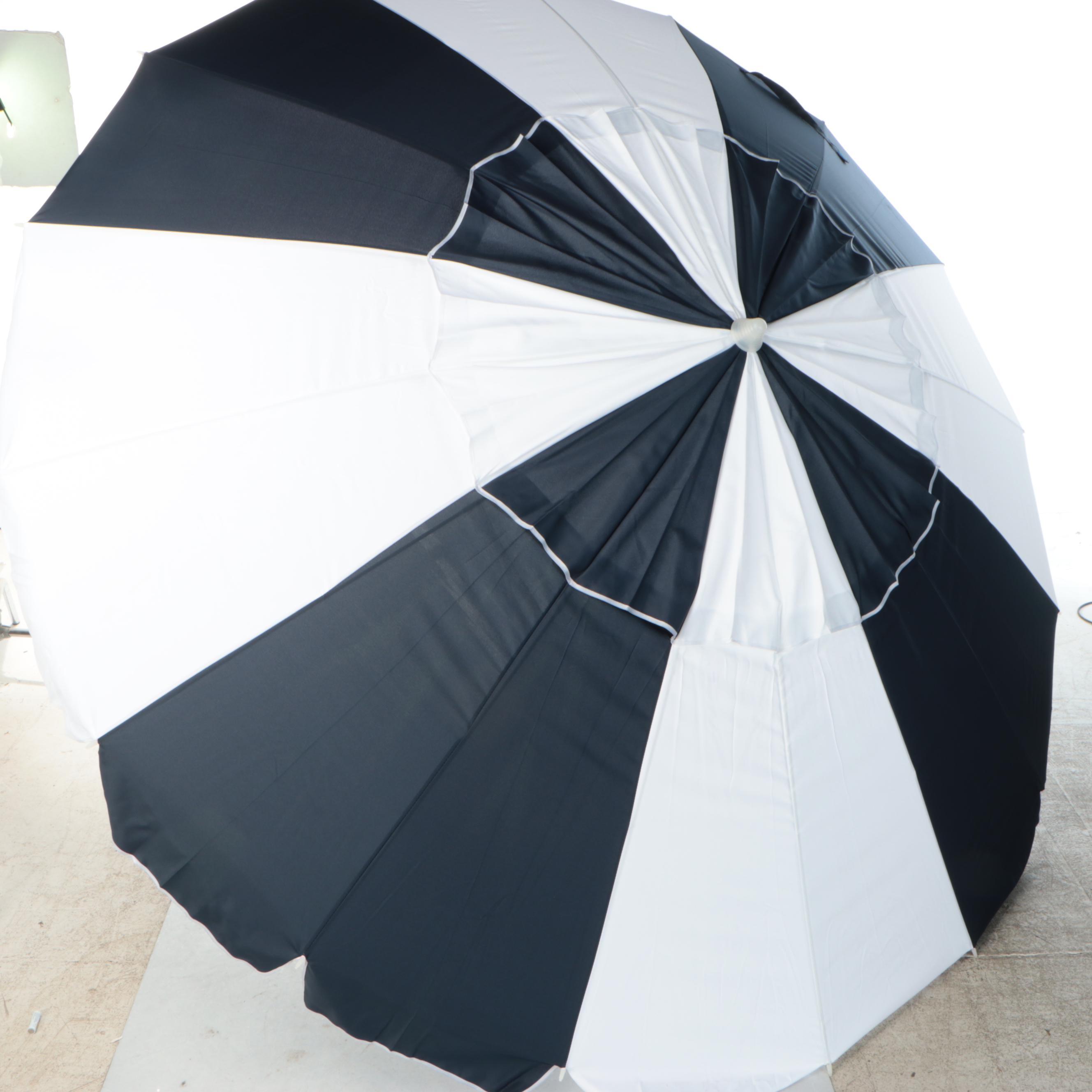 Pair of DuPont 8' Teflon Beach Umbrellas